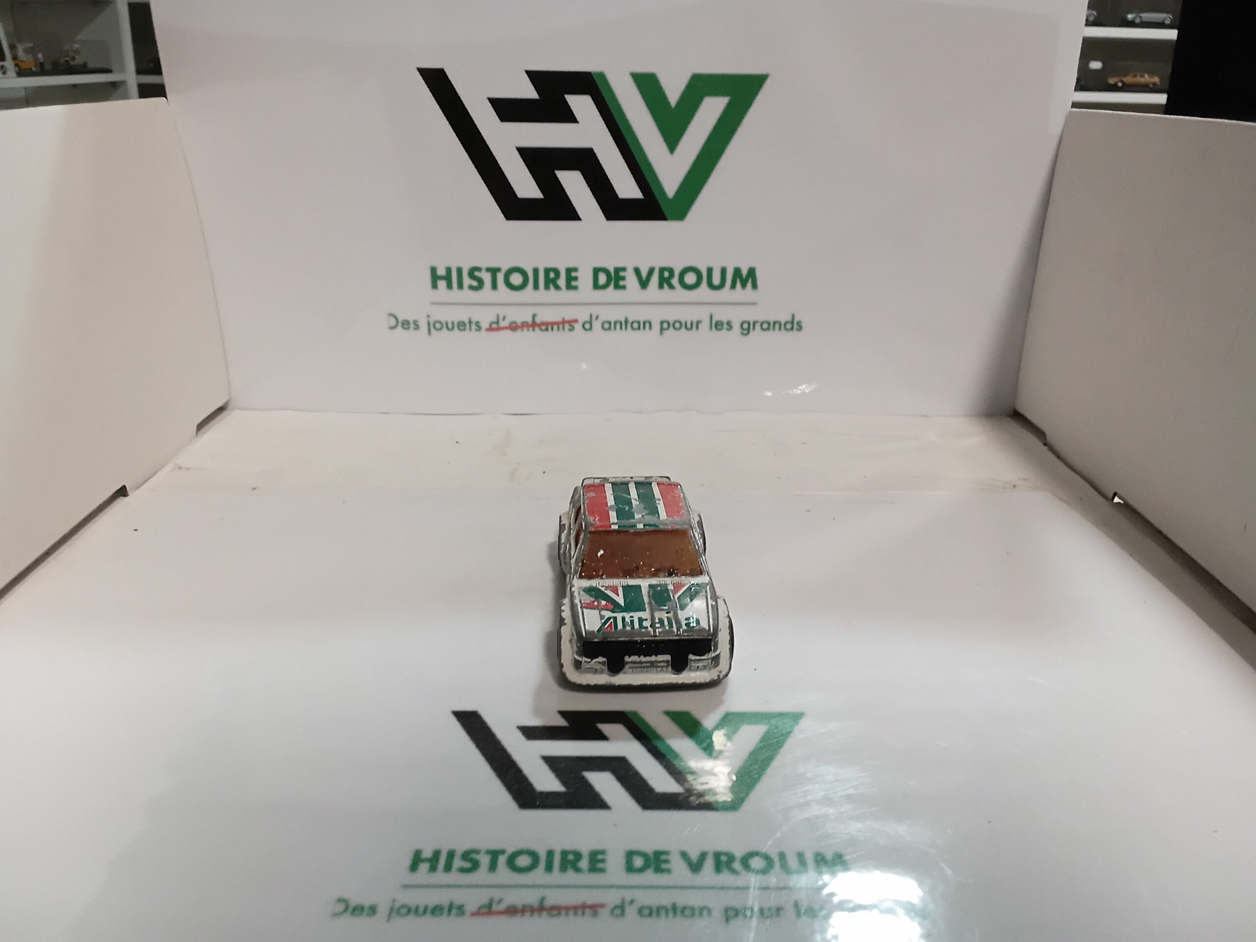 Miniature Matchbox - Fiat 131 Abarth Rally Alitalia (1982) Made in Macau – Image 6