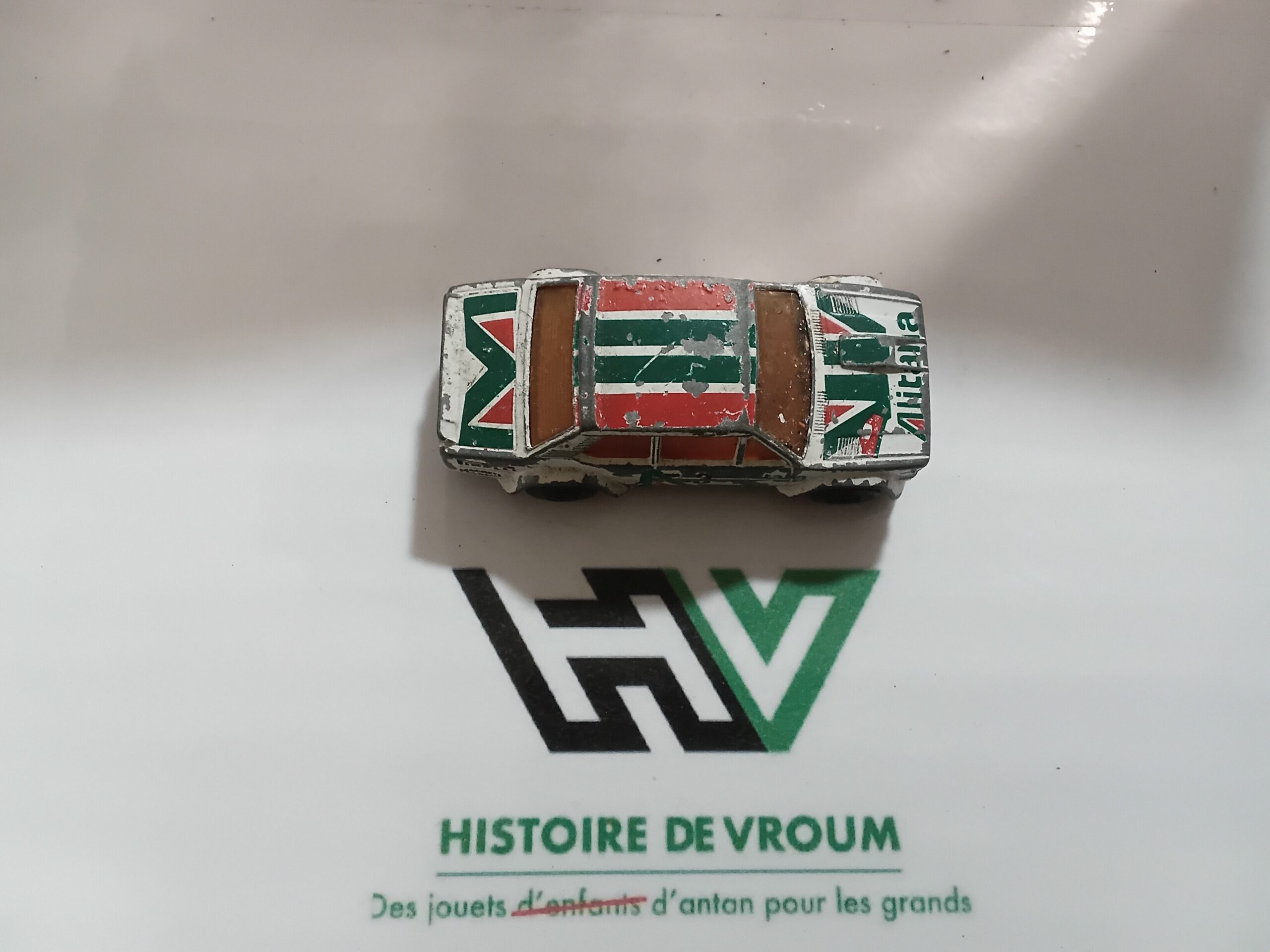 Miniature Matchbox - Fiat 131 Abarth Rally Alitalia (1982) Made in Macau – Image 8