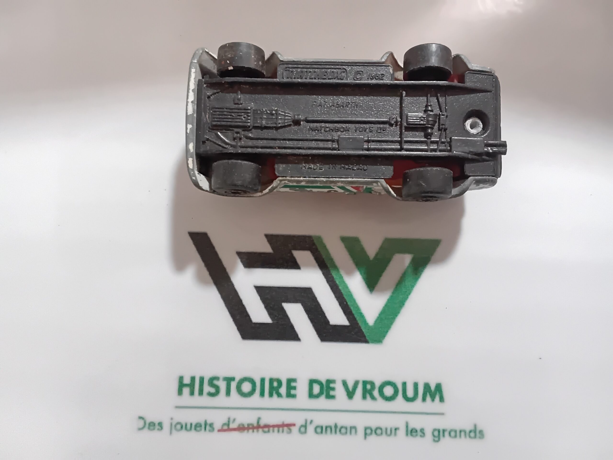 Miniature Matchbox - Fiat 131 Abarth Rally Alitalia (1982) Made in Macau – Image 9