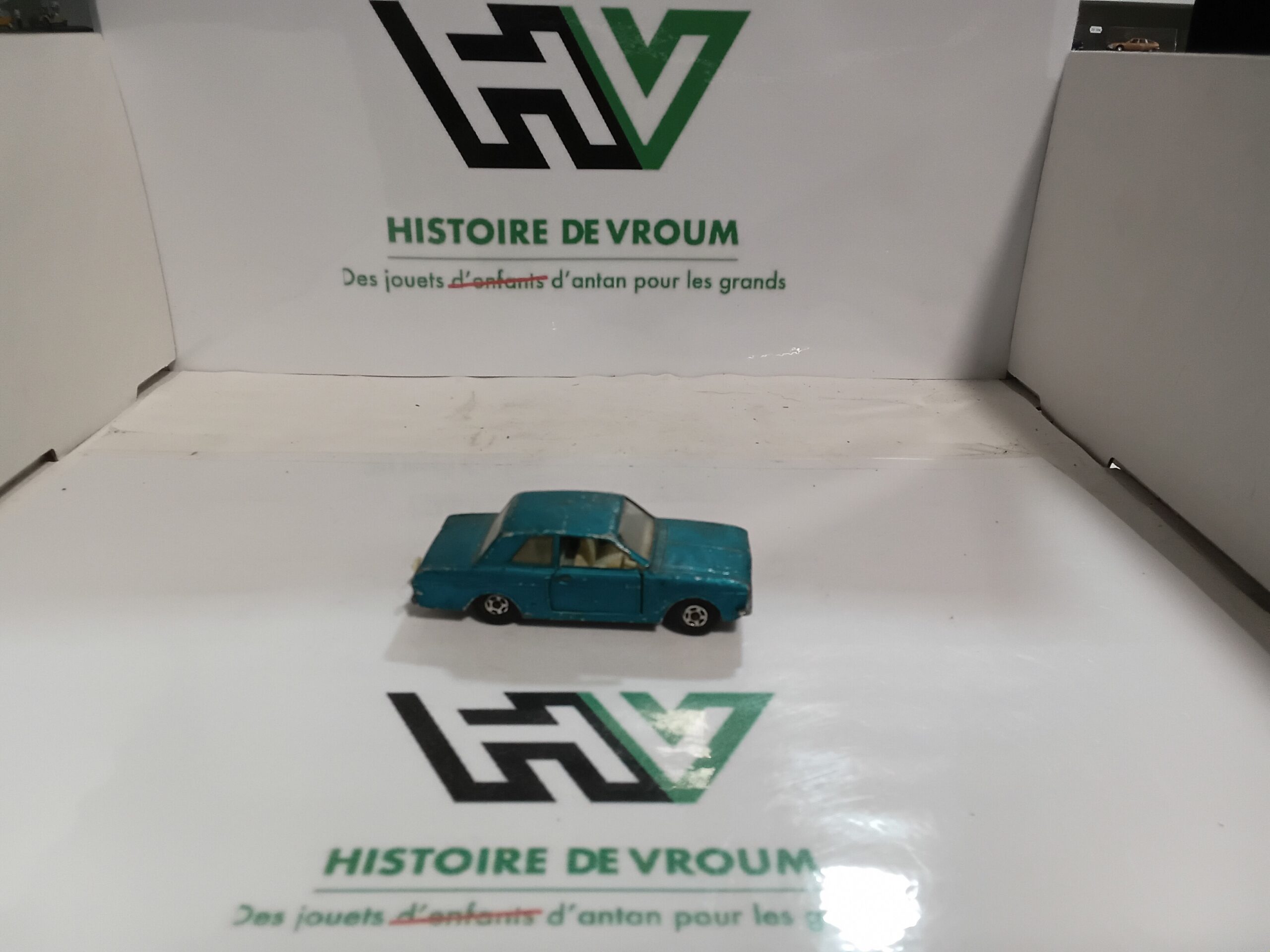 Vintage Matchbox Lesney Superfast N° 25 Ford Cortina Bleu Métallisé Made in England – Image 6