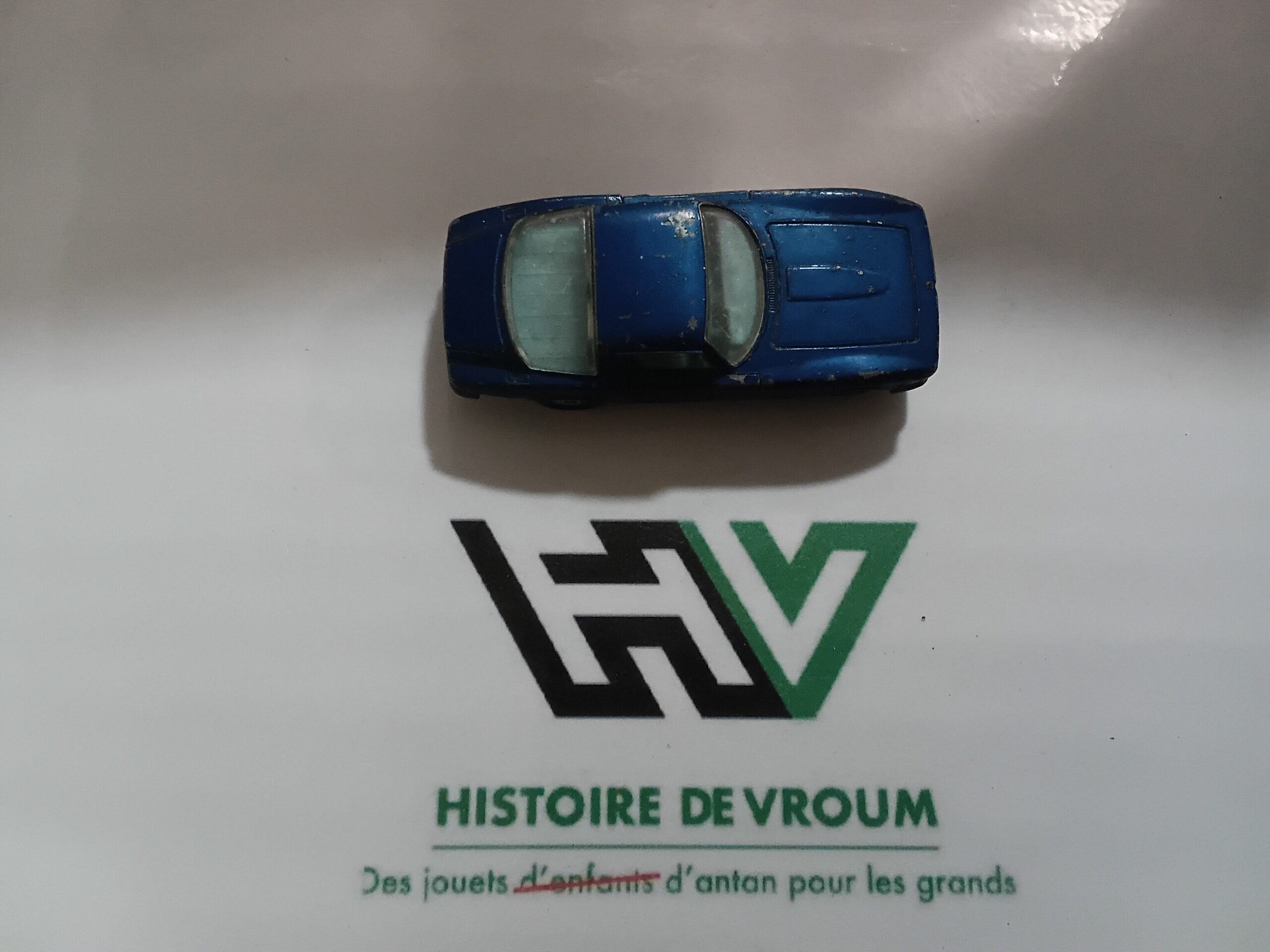 Vintage Matchbox Lesney N° 14 Iso Grifo Bleu Métallisé Regular Wheels – Image 8