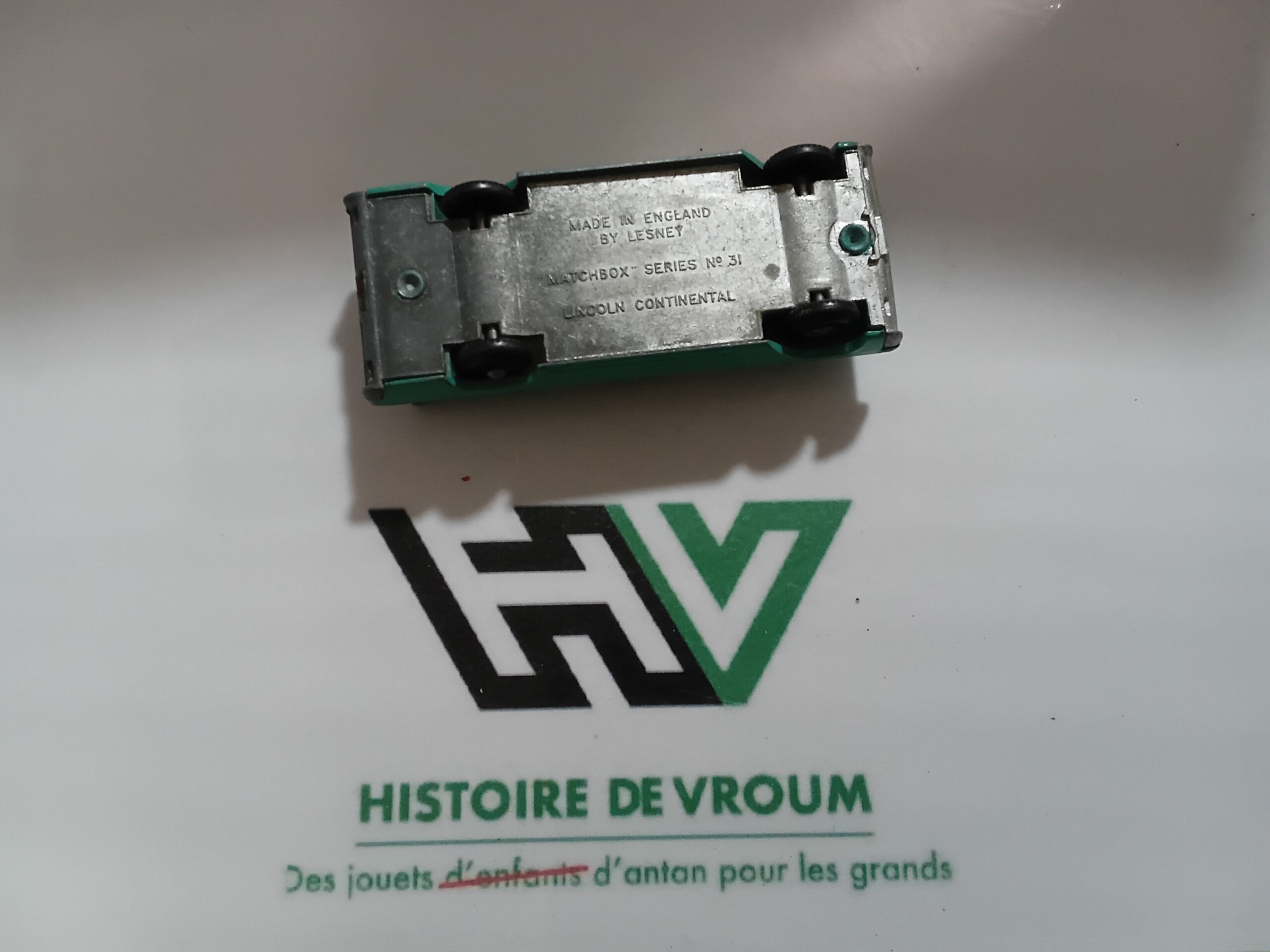 Vintage Matchbox Lesney N° 31 Lincoln Continental Vert Regular Wheels (Très Bon État) – Image 5
