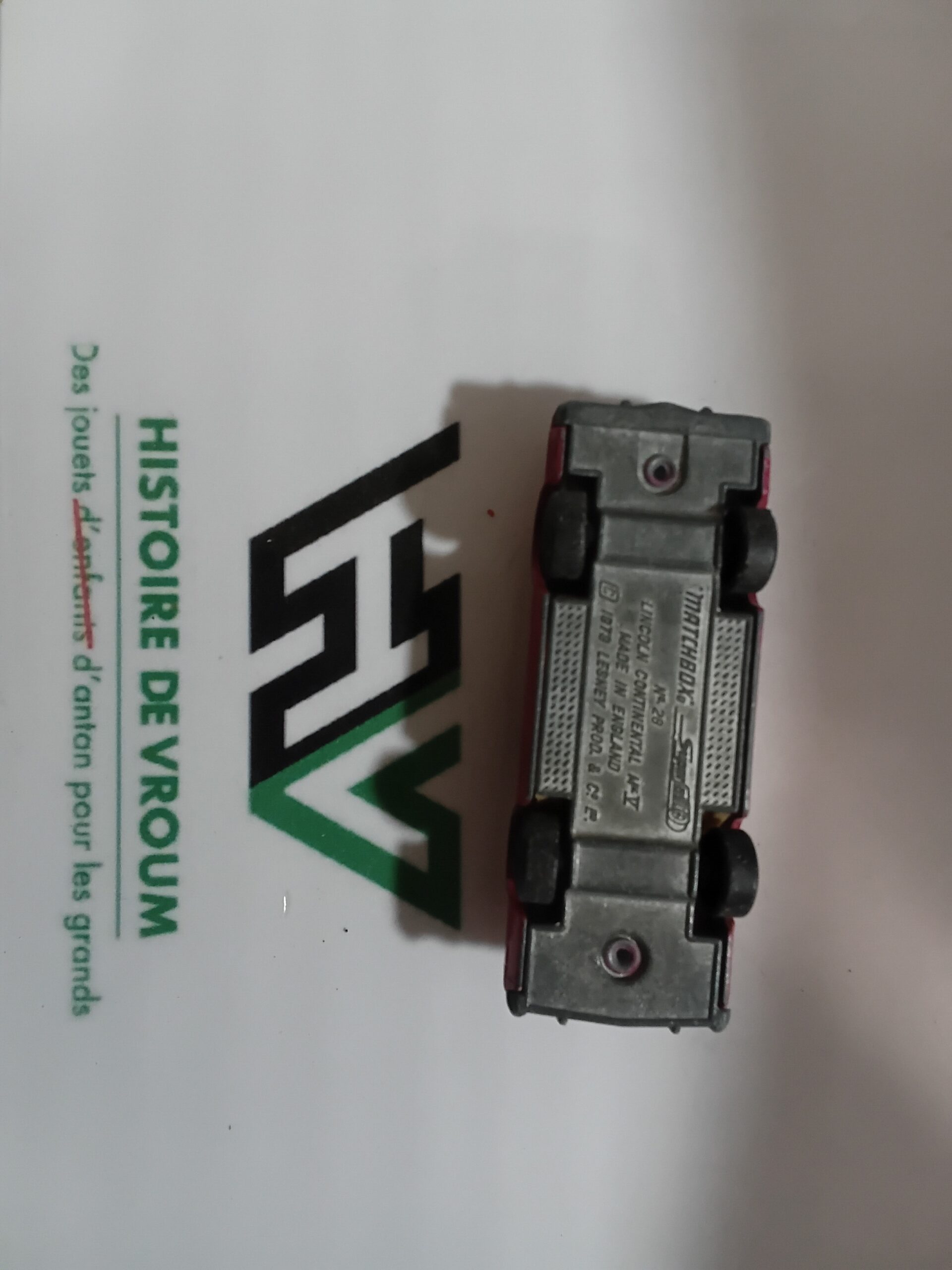 Miniature Matchbox Superfast N°28 Lincoln Continental Mk V 1979 - Made in England (2) – Image 9