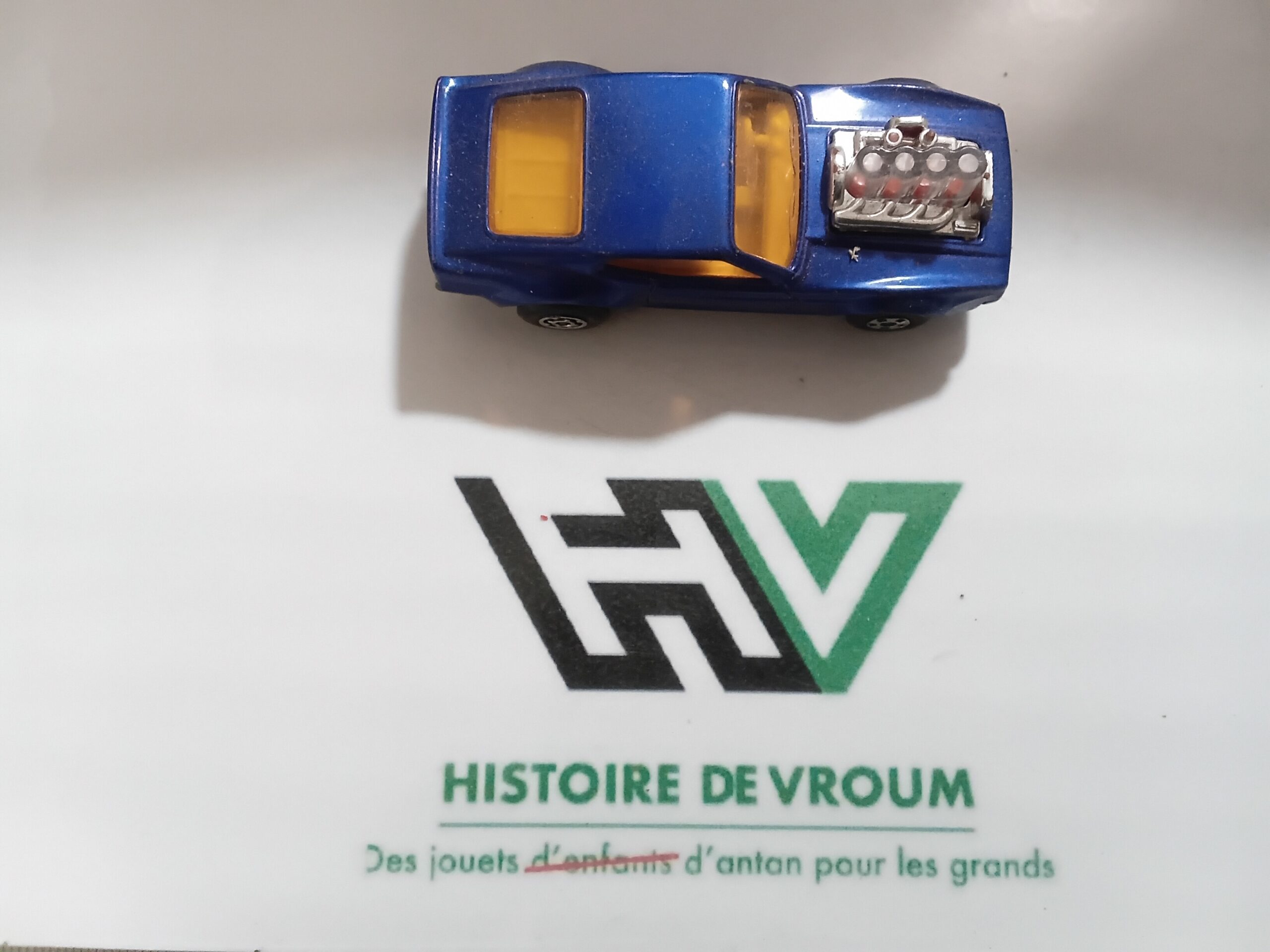 MATCHBOX LESNEY Rola-Matics N°10 Mustang Piston Popper Blue 1973 Made In England – Image 8