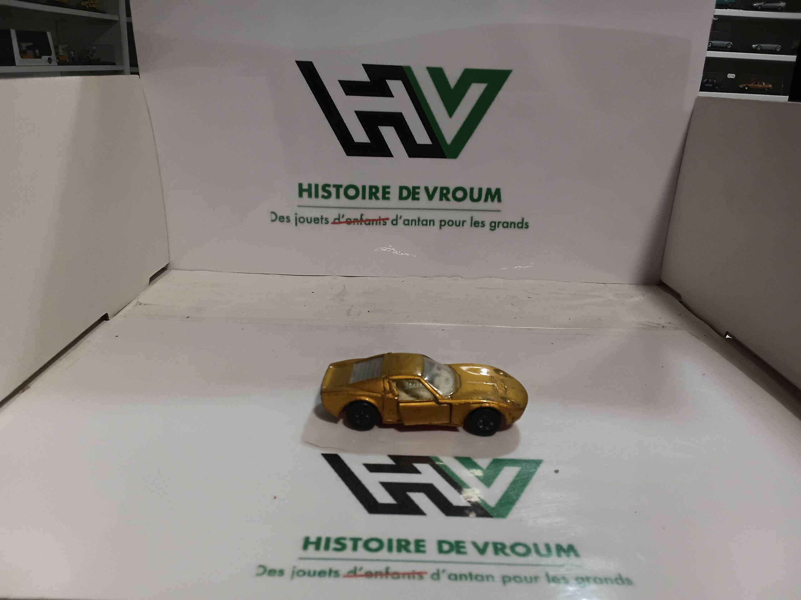 Matchbox Superfast N°33 Lamborghini Miura Gold Lesney Made in England – Image 6