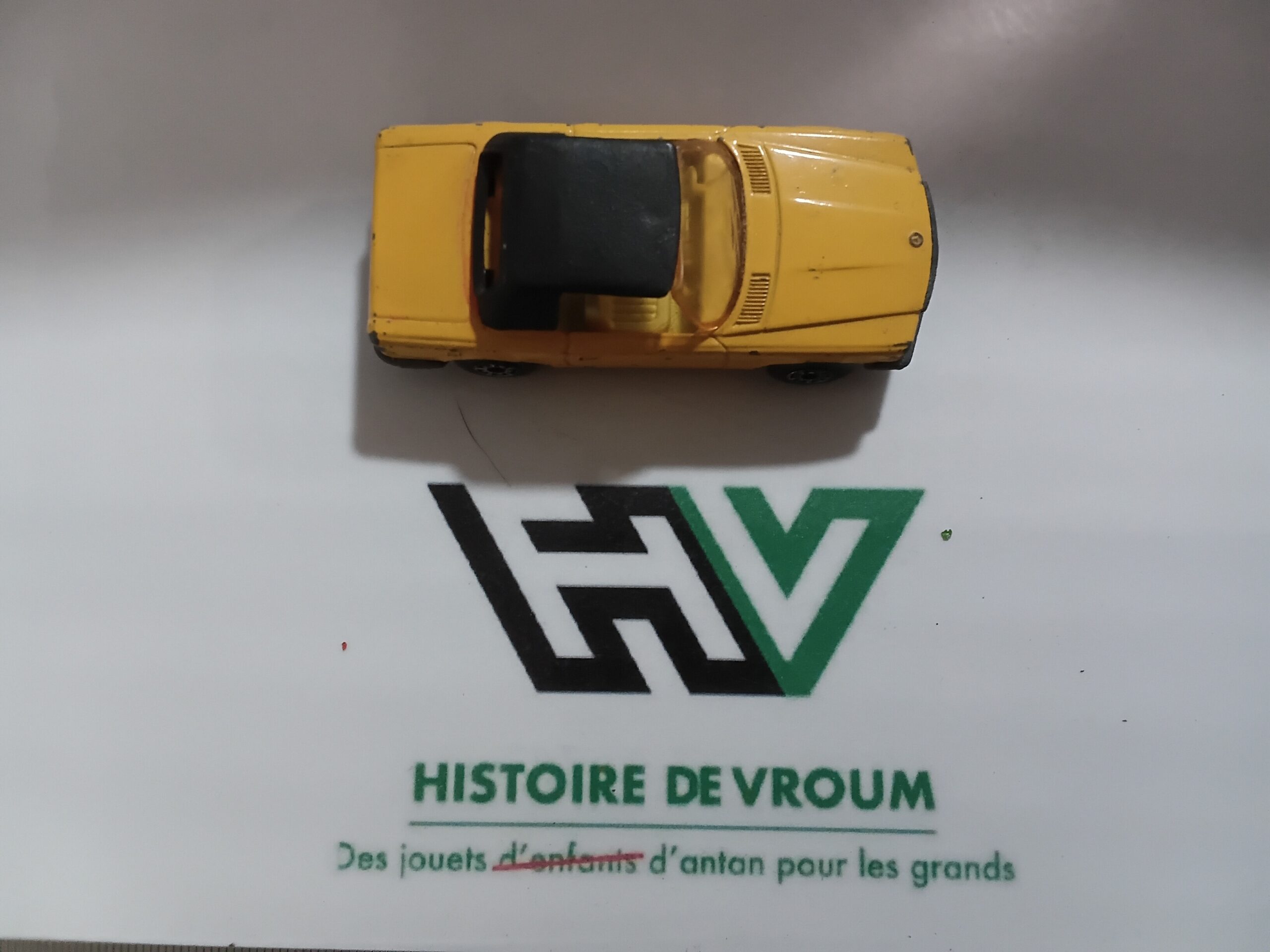 Matchbox Superfast N°6 Mercedes 350 SL Yellow 1973 Lesney Made in England – Image 8