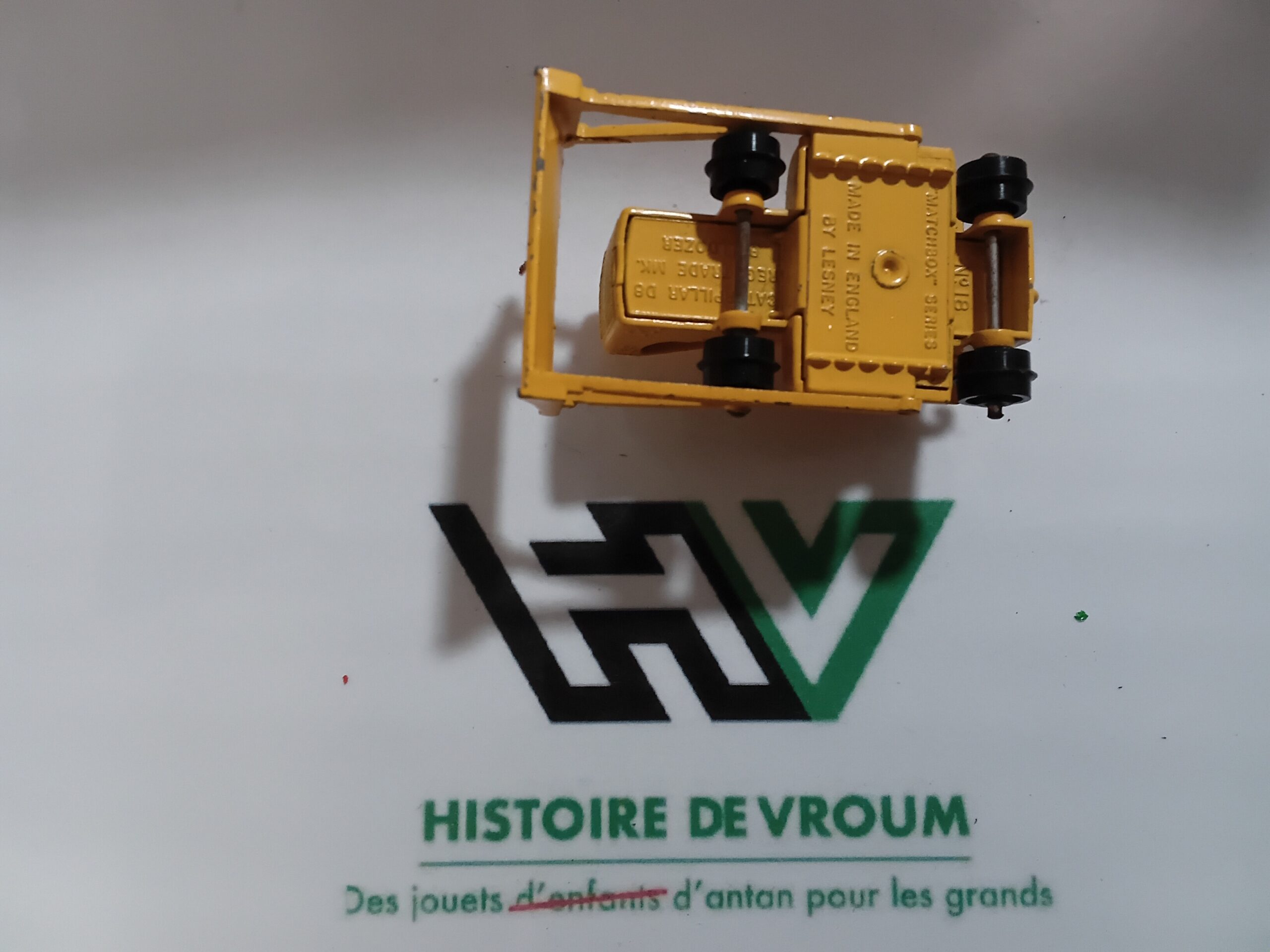 Matchbox Lesney N° 18 Caterpillar D8 Bulldozer 1964 Made in England Vintage – Image 8