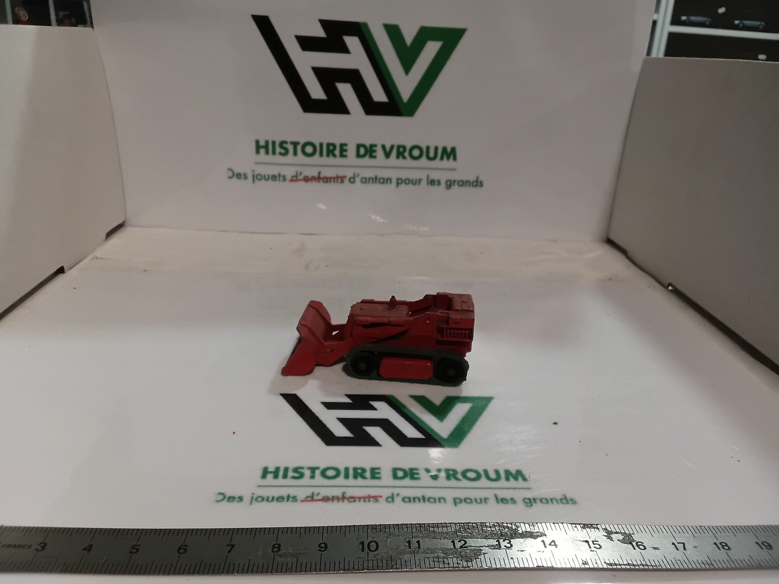 Matchbox Lesney N° 58 Drott Excavator 1958 Made in England Chenilles Vertes Vintage