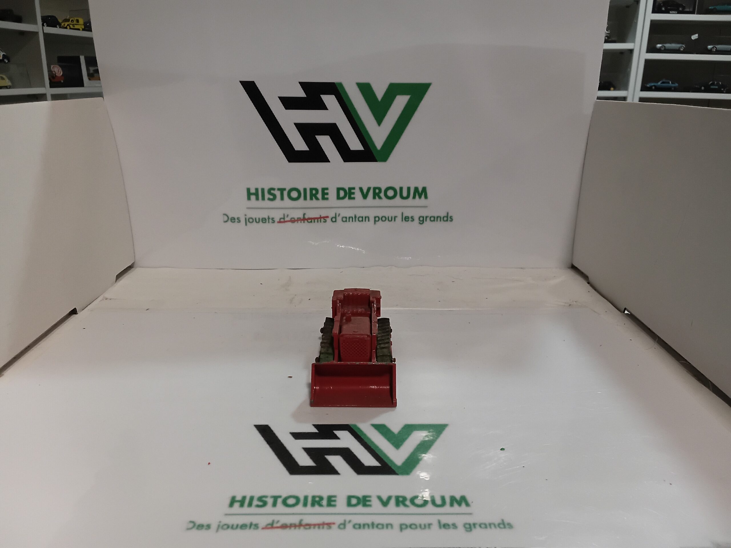Matchbox Lesney N° 58 Drott Excavator 1958 Made in England Chenilles Vertes Vintage – Image 5