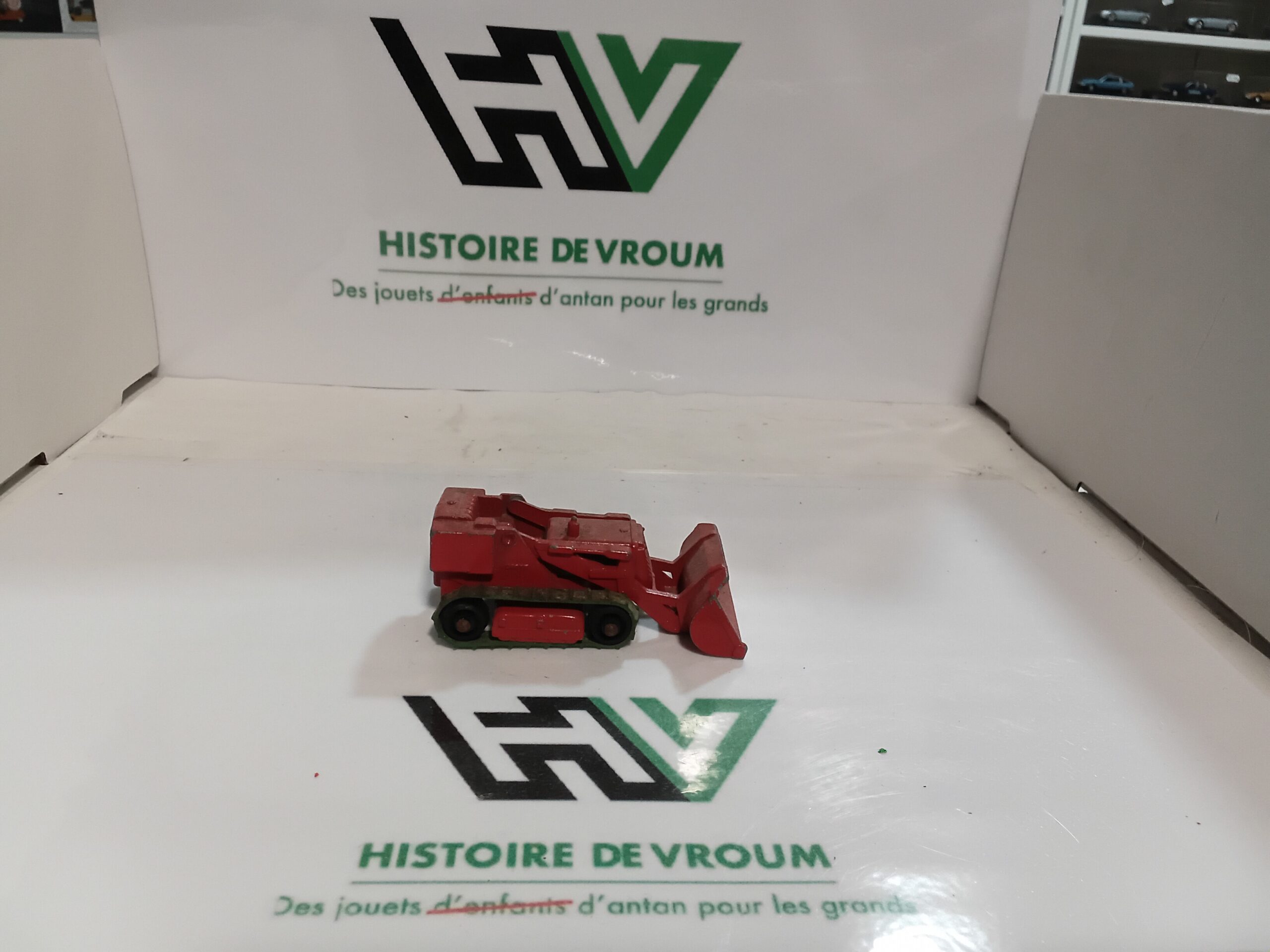 Matchbox Lesney N° 58 Drott Excavator 1958 Made in England Chenilles Vertes Vintage – Image 6