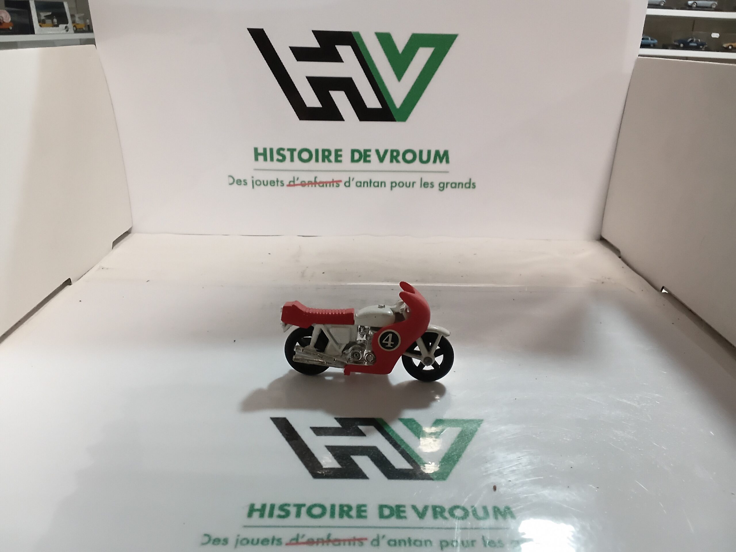 Matchbox Lesney N°33 Honda 750 Racing Red White 1977 Made in England 1/34 (2) – Image 6