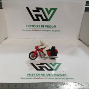 Moto Majorette Honda 750 rouge avec pilote (Ref. 203) - Made in France Vintage