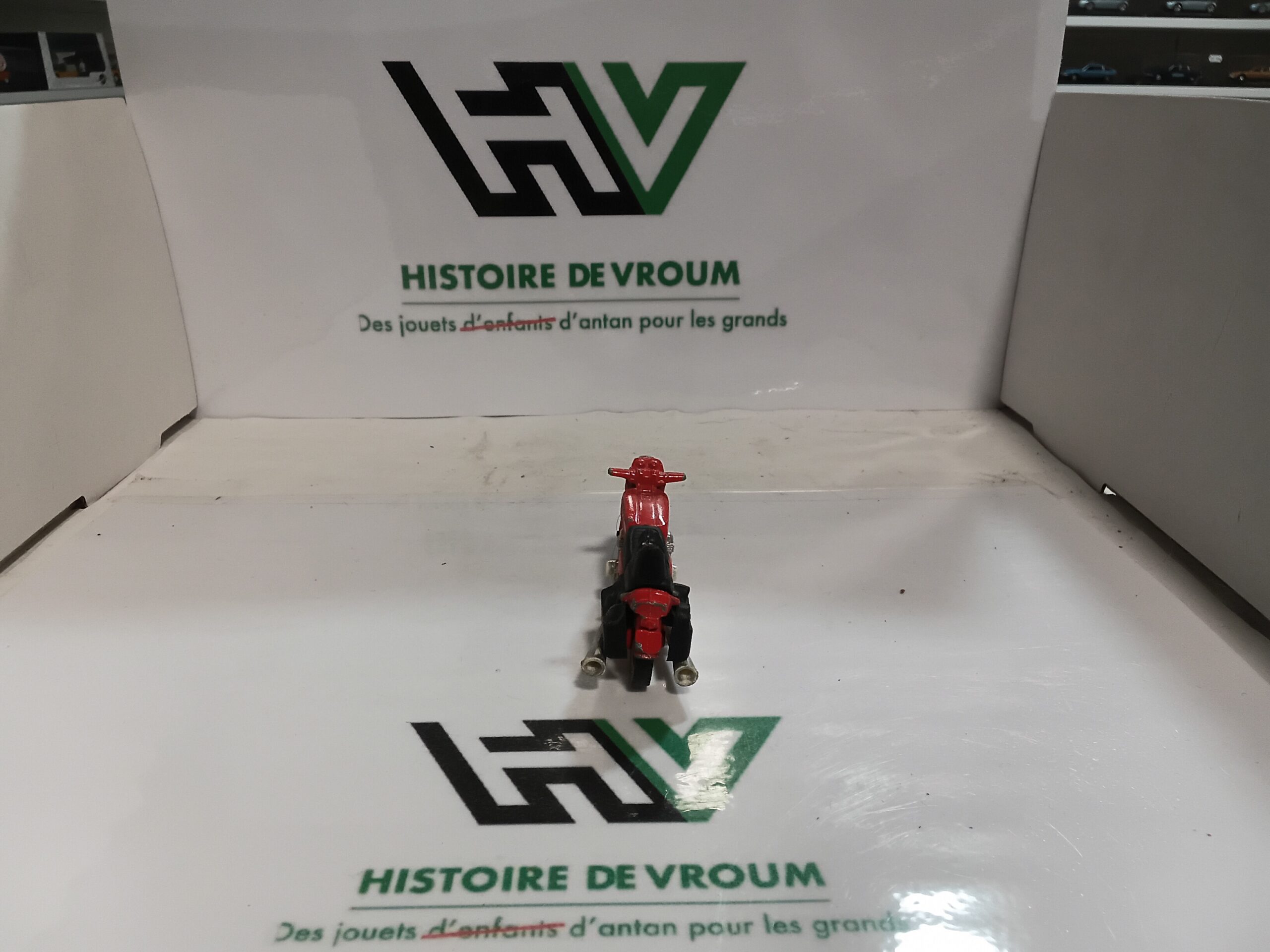 Miniature Moto Majorette Honda 750 rouge (Ref. 203) - Made in France Vintage (2) – Image 7