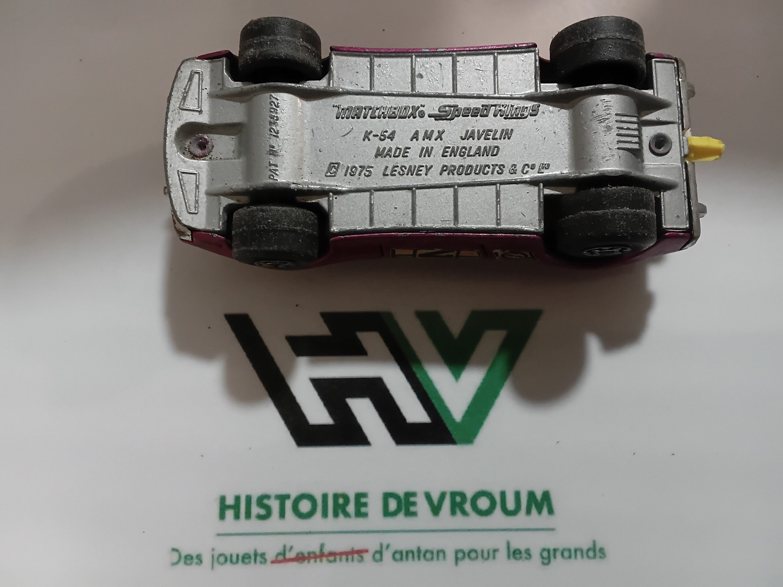 atchbox Speed Kings K-54 AMX Javelin (1975) - Voiture miniature Lesney Made in England – Image 7