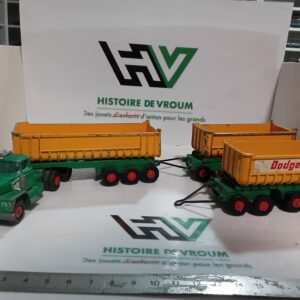 Matchbox King Size K-16 Dodge Tipper Truck Road Train Lesney England Vintage