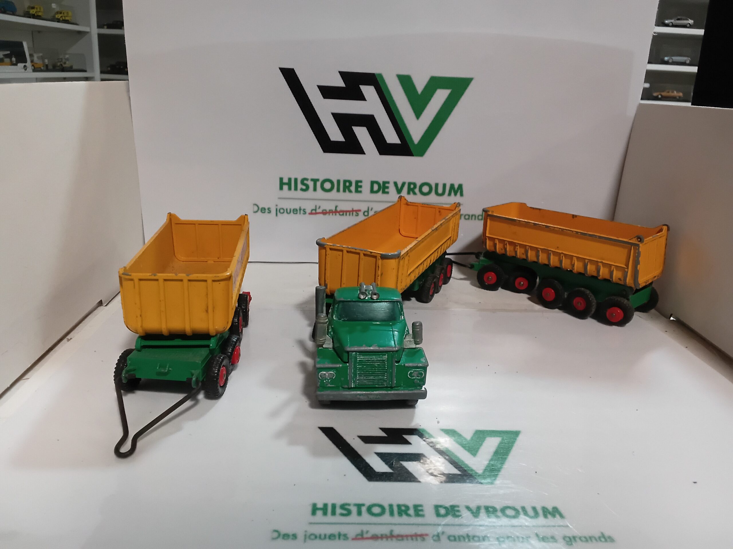 Matchbox King Size K-16 Dodge Tipper Truck Road Train Lesney England Vintage – Image 5
