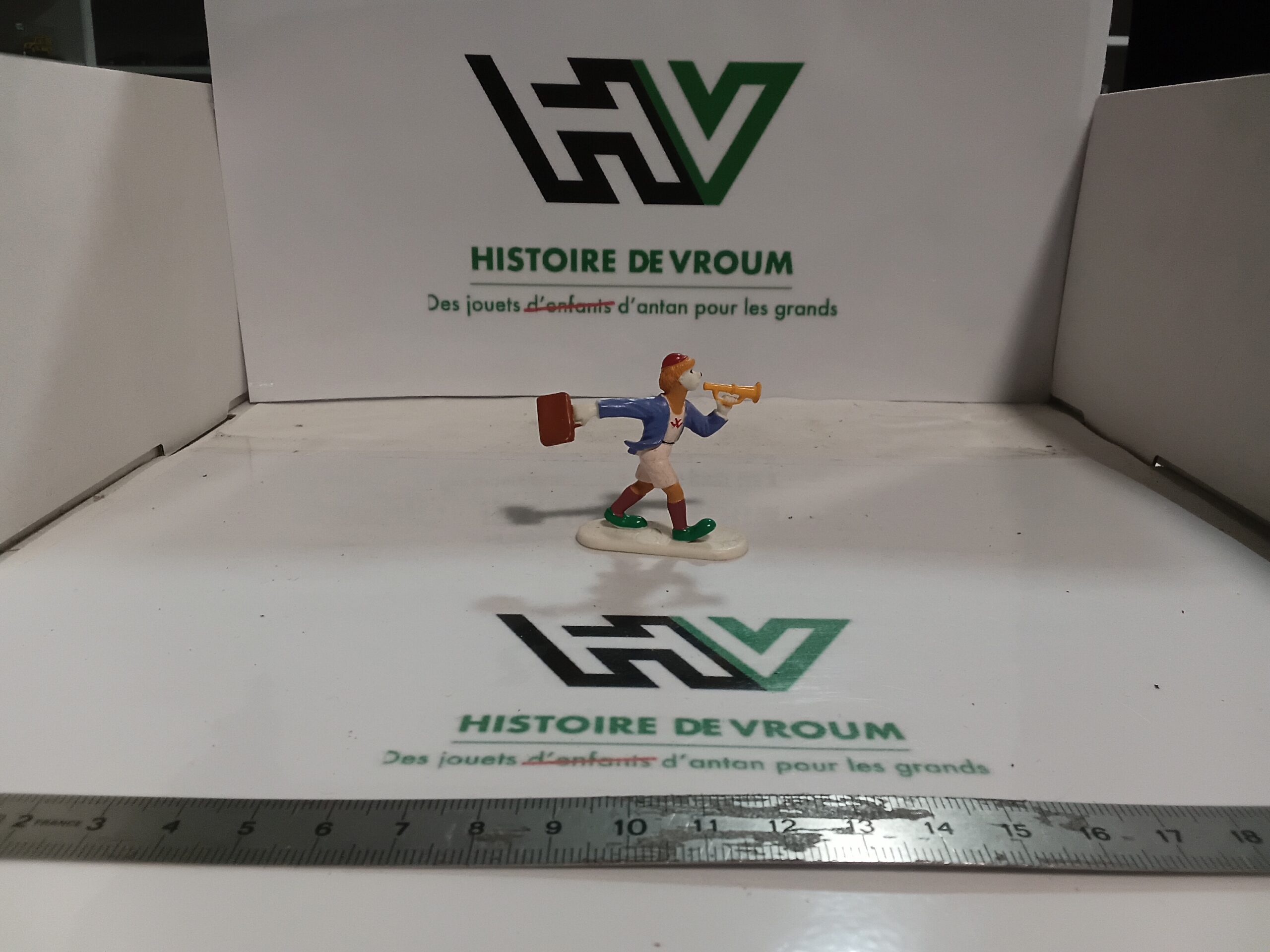 Figurine Publicitaire Vintage SPIROU avec Trompette