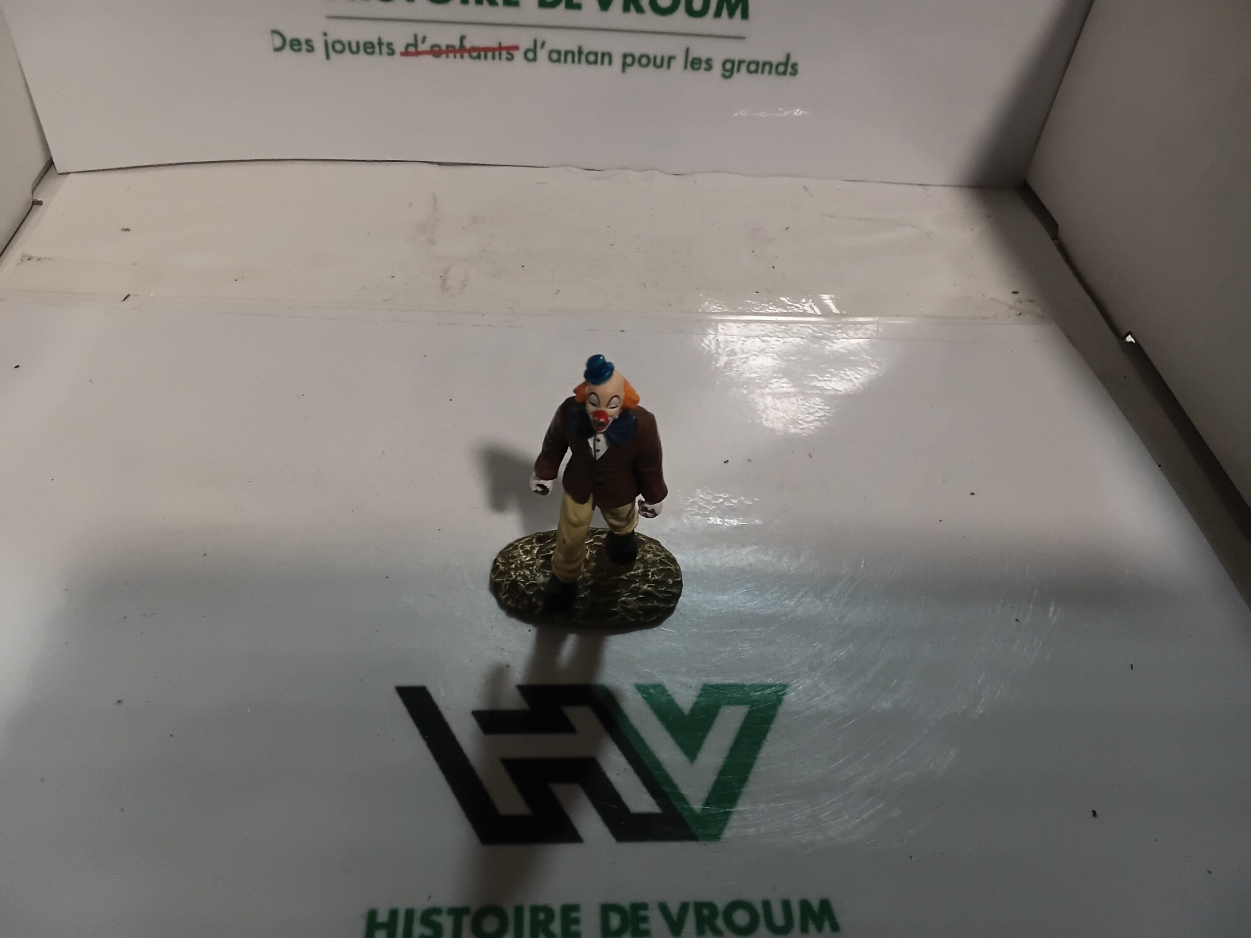 Figurine Vintage Clown Auguste avec Chapeau Melon – Image 6