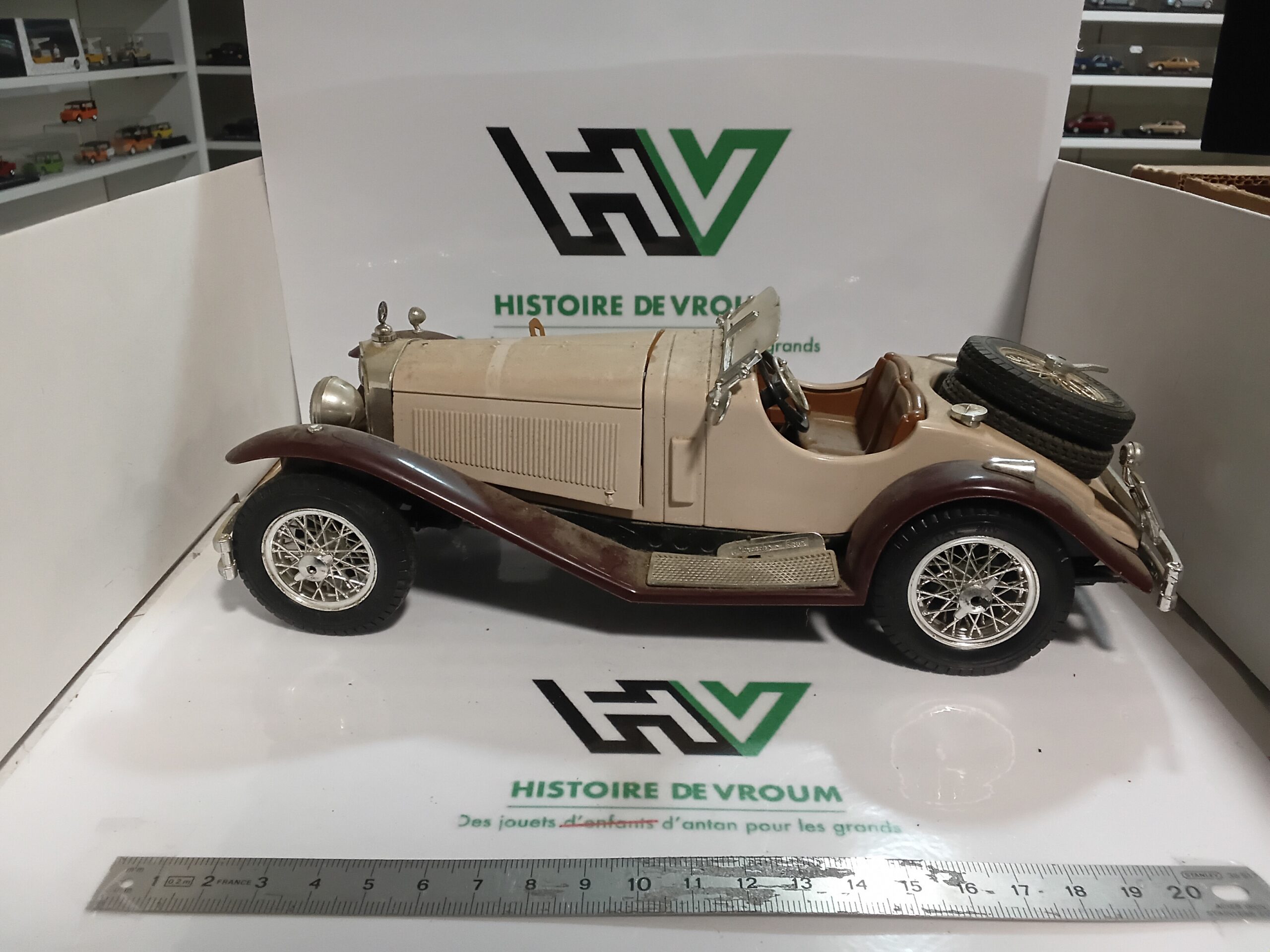 Mercedes-Benz SSK 1928 Bburago 1/18 Made in Italy Vintage - Epave A Restaurer
