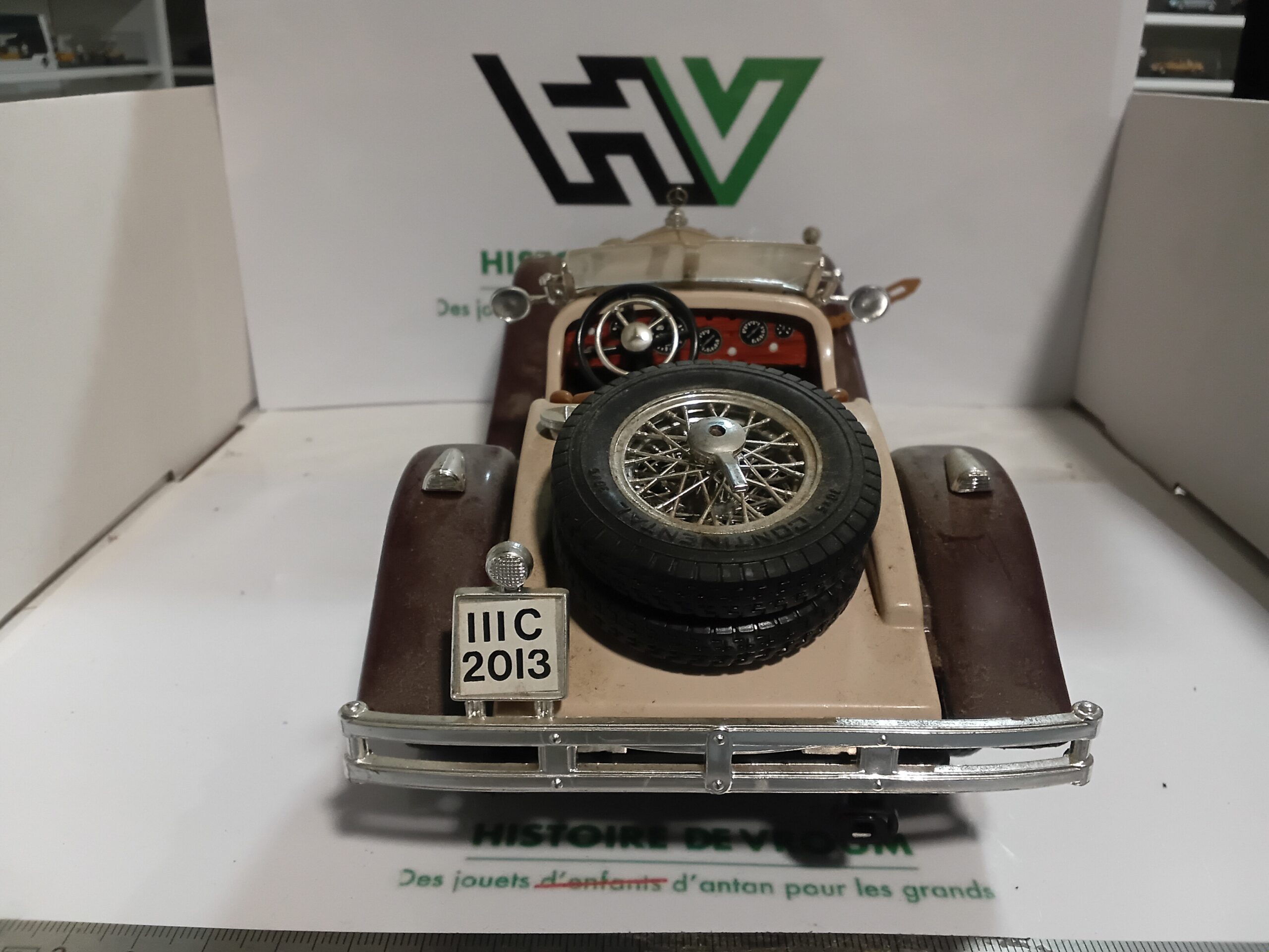 Mercedes-Benz SSK 1928 Bburago 1/18 Made in Italy Vintage - Epave A Restaurer – Image 7