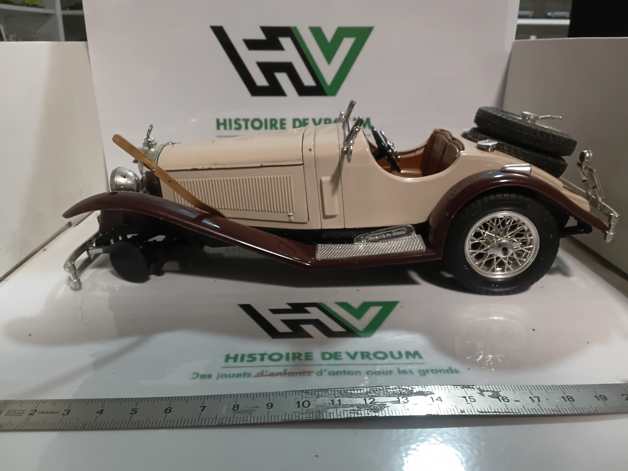 Mercedes-Benz SSK 1928 Bburago 1/18 Made in Italy - Epave A Restaurer