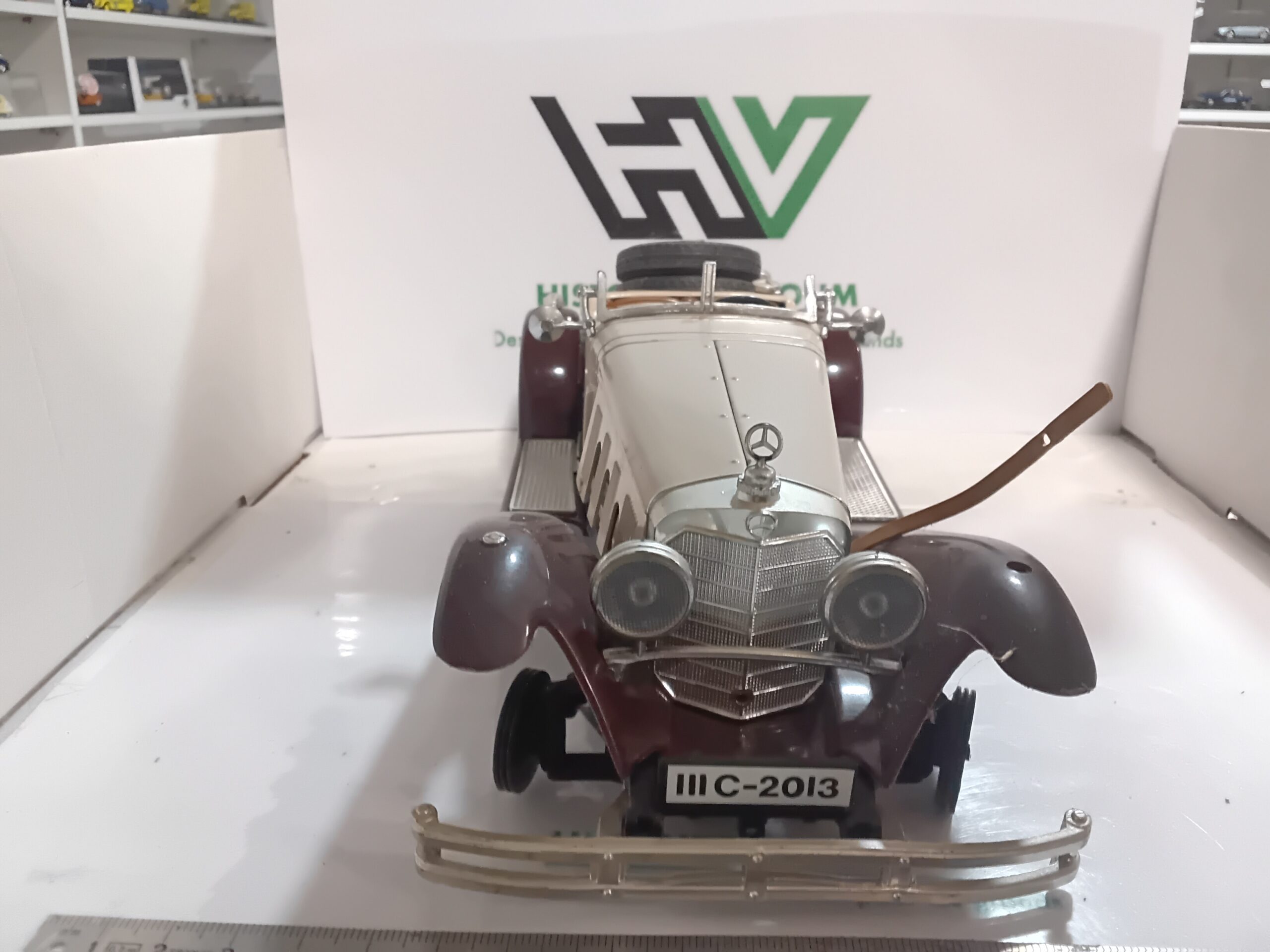 Mercedes-Benz SSK 1928 Bburago 1/18 Made in Italy - Epave A Restaurer – Image 8