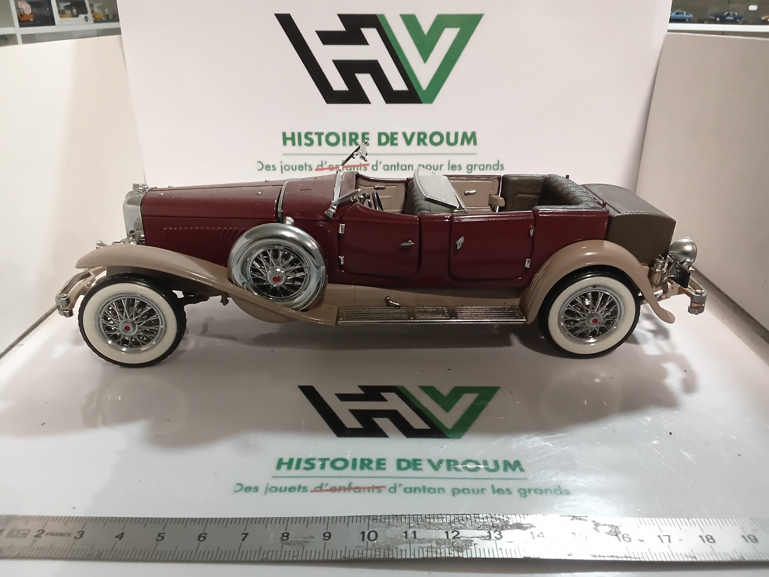Franklin Mint 1/24 - 1930 Duesenberg J Derham Tourster - Epave A Restaurer