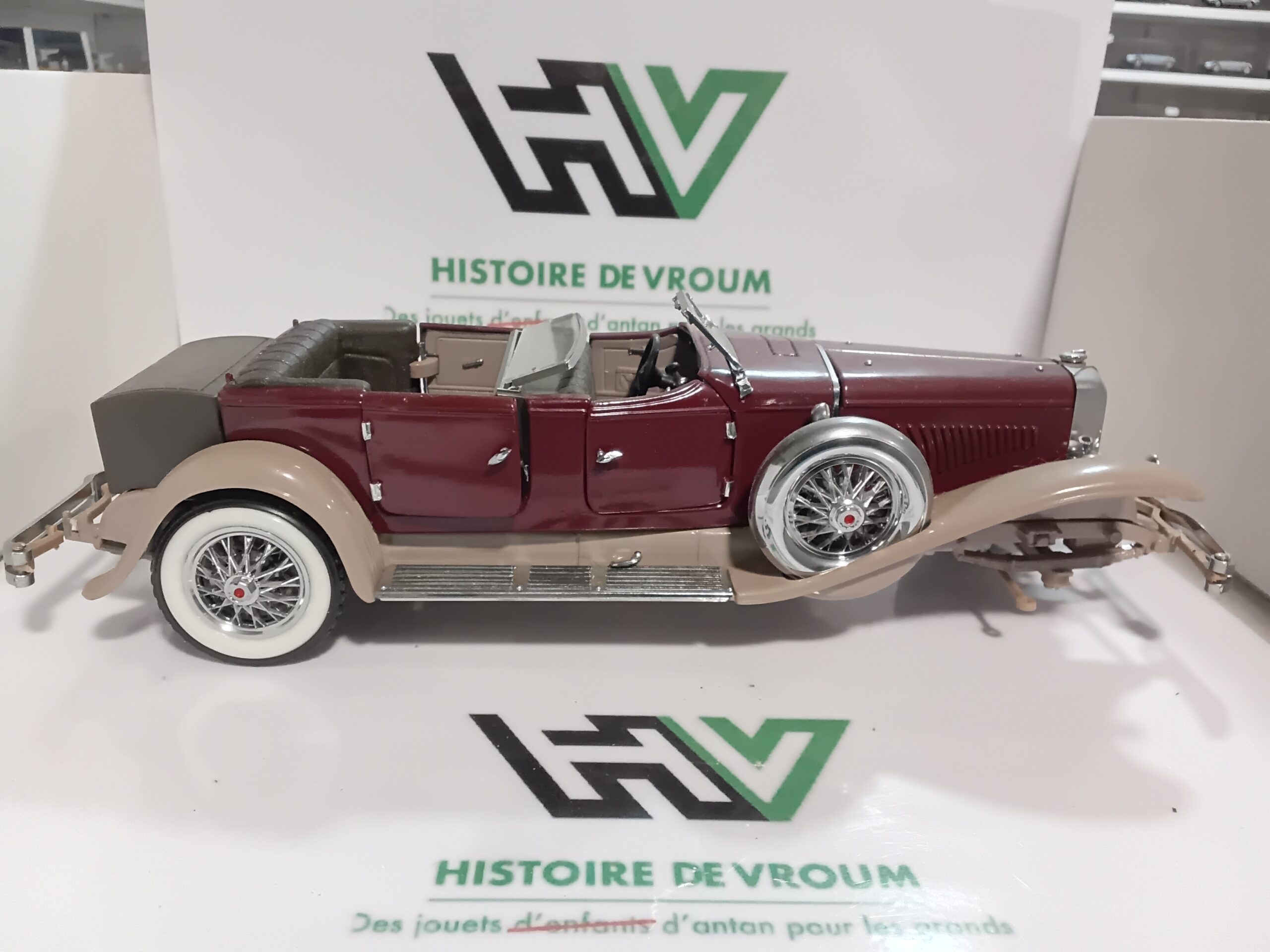 Franklin Mint 1/24 - 1930 Duesenberg J Derham Tourster - Epave A Restaurer – Image 6