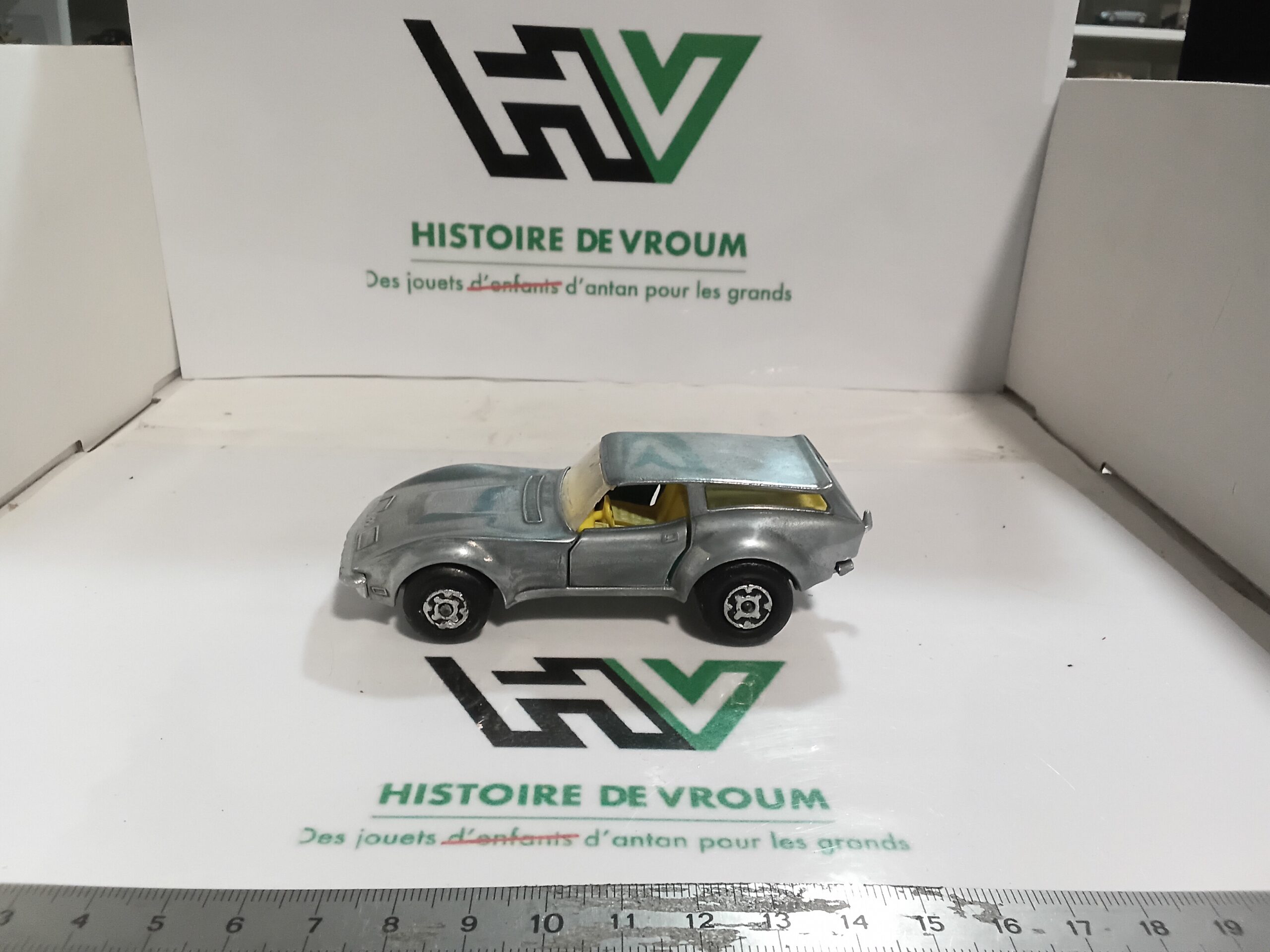 Matchbox Speed Kings K-55 Corvette Caper Cart Lesney 1975 England- restauration