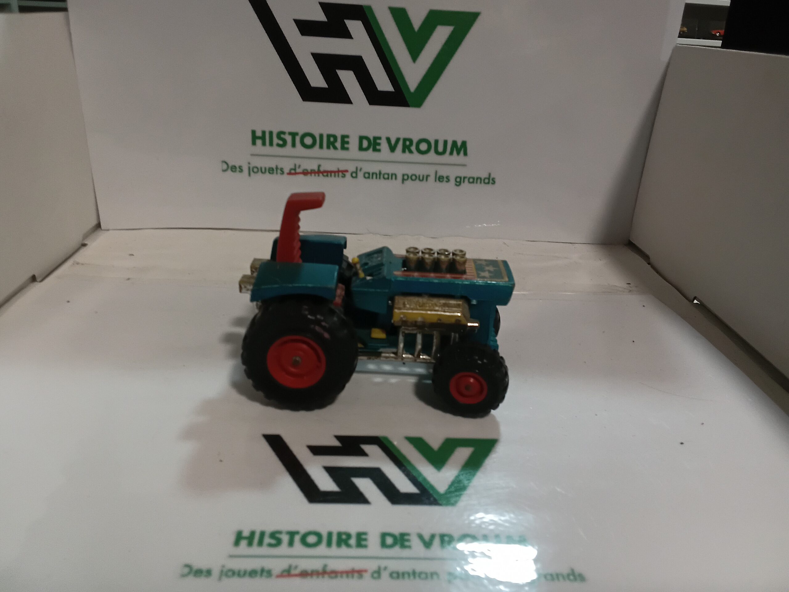 Matchbox Super Kings K-3 Mod Tractor Blue Lesney 1973 Made in England Vintage – Image 6