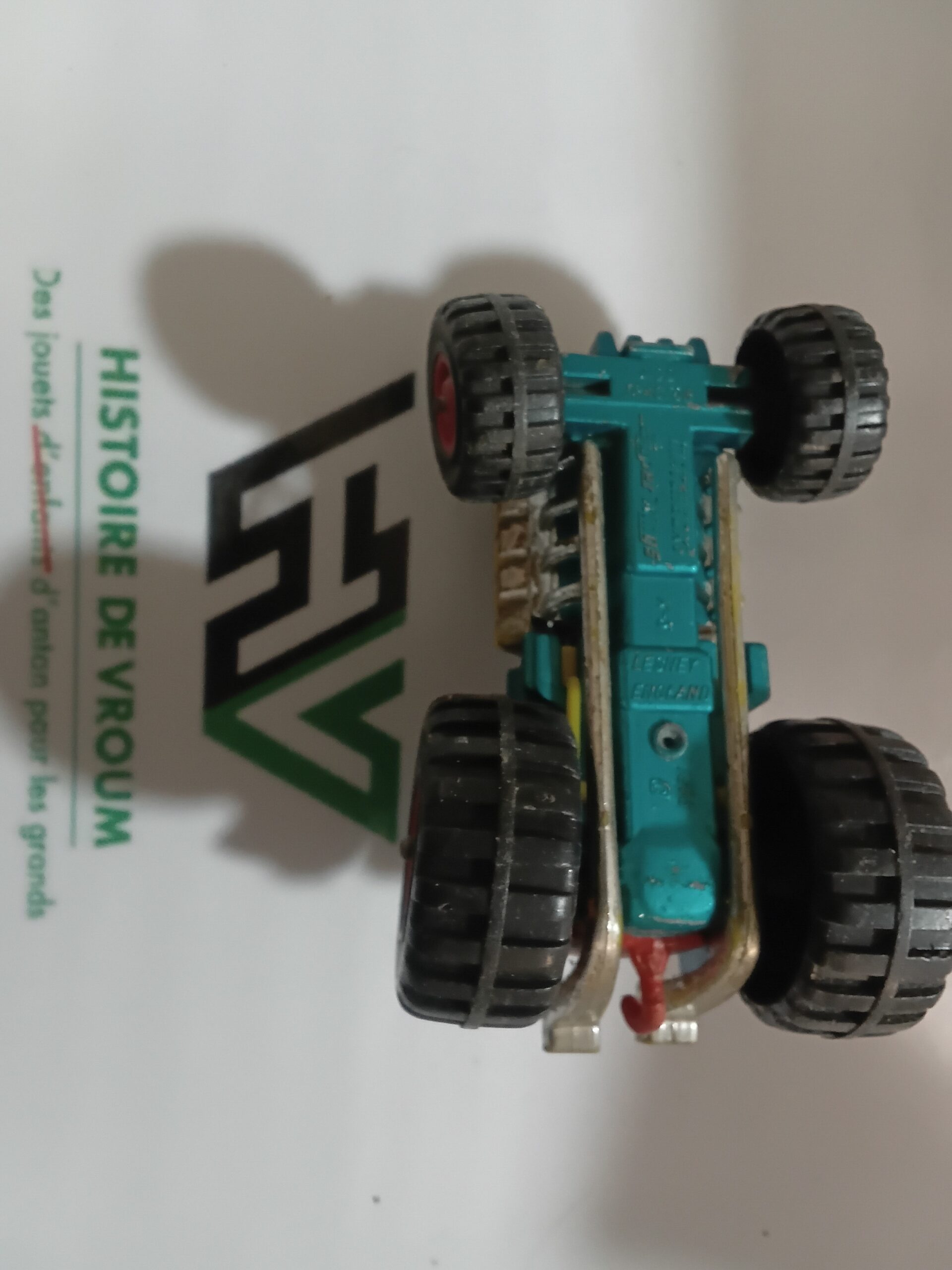 Matchbox Super Kings K-3 Mod Tractor Blue Lesney 1973 Made in England Vintage – Image 9