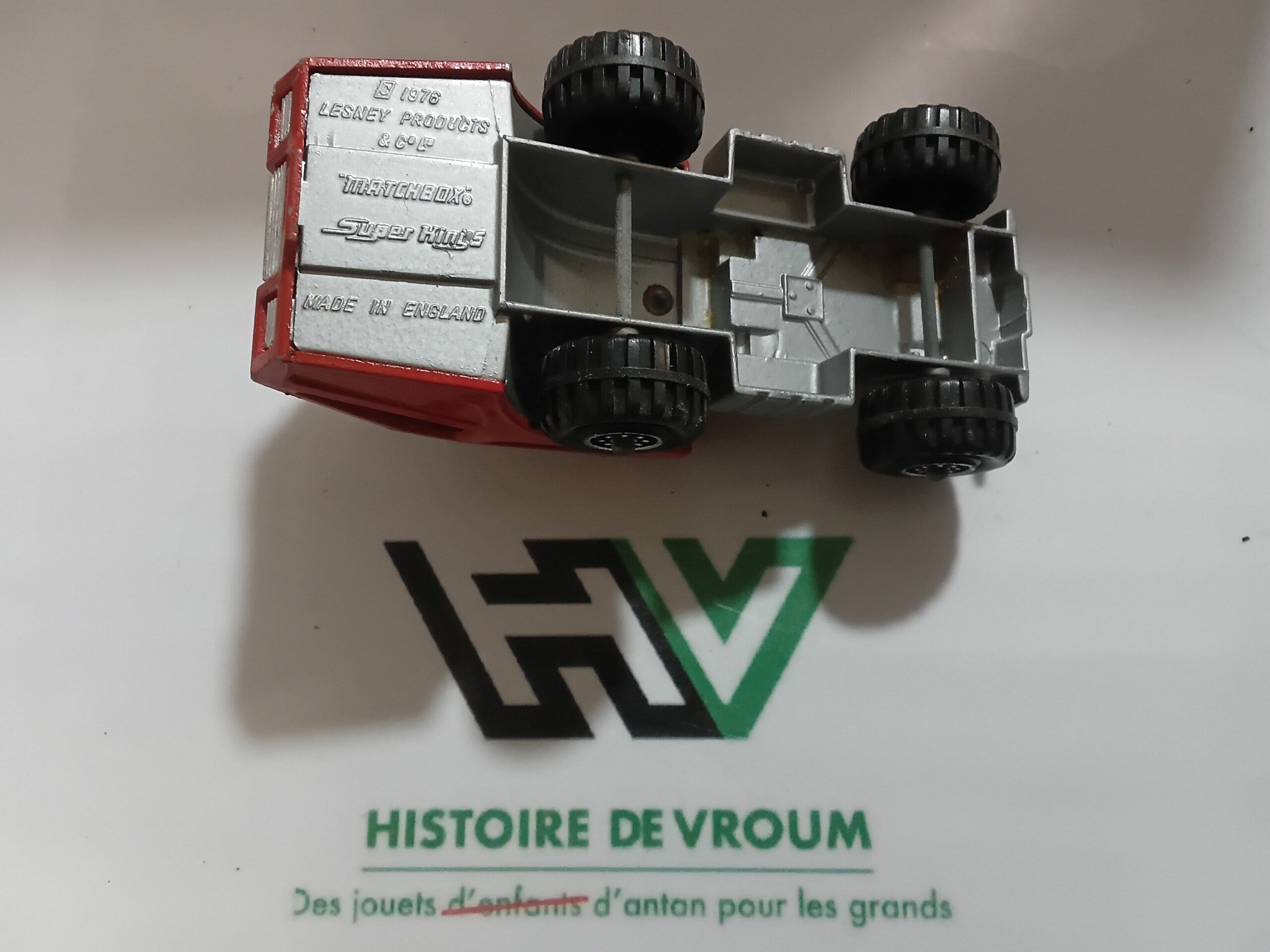 Tracteur Camion Matchbox Super Kings Lesney Rouge (1978) England – Image 9