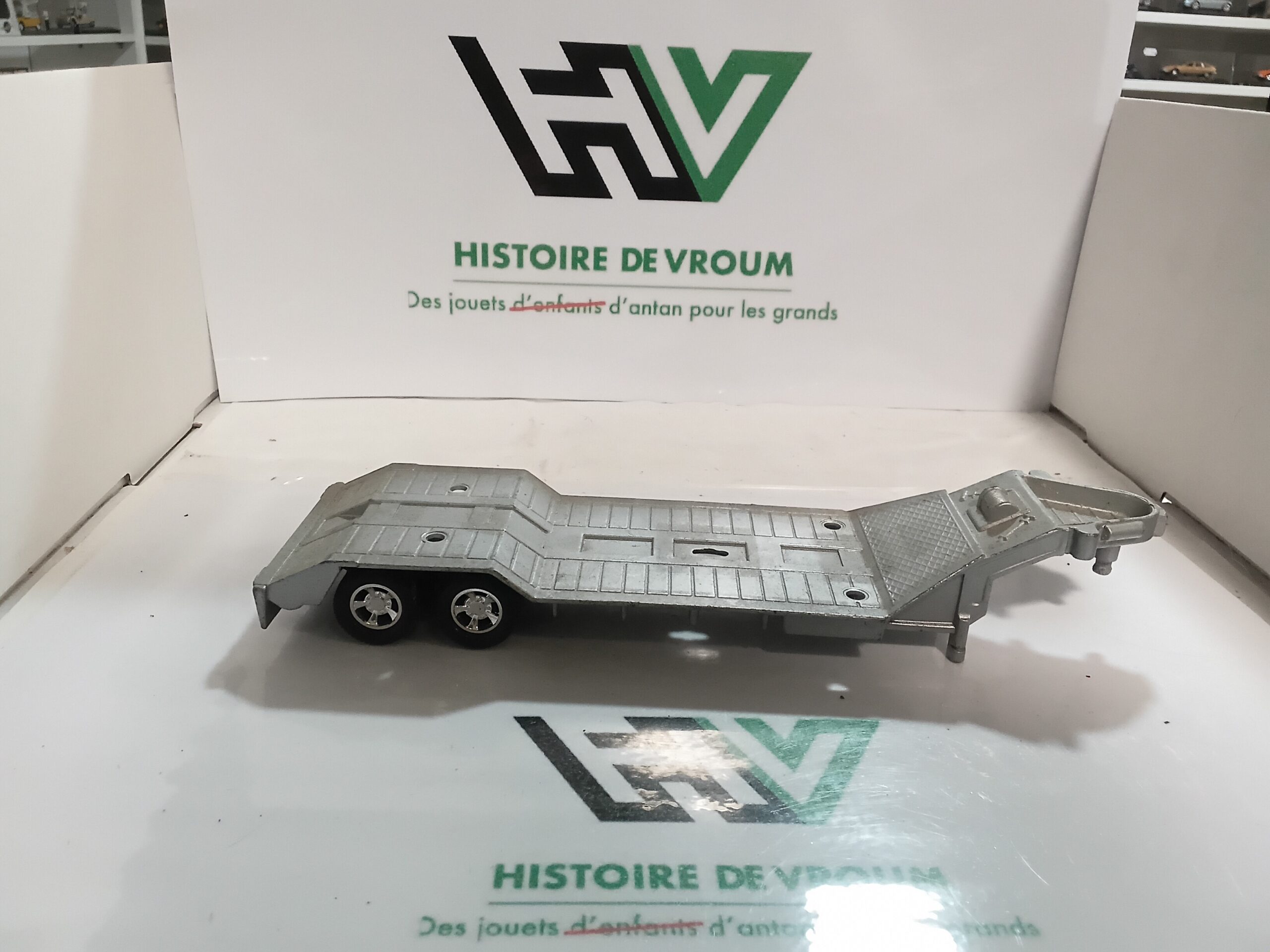 Remorque Porte-Engin Matchbox Super Kings K-52 Silver (1982) England