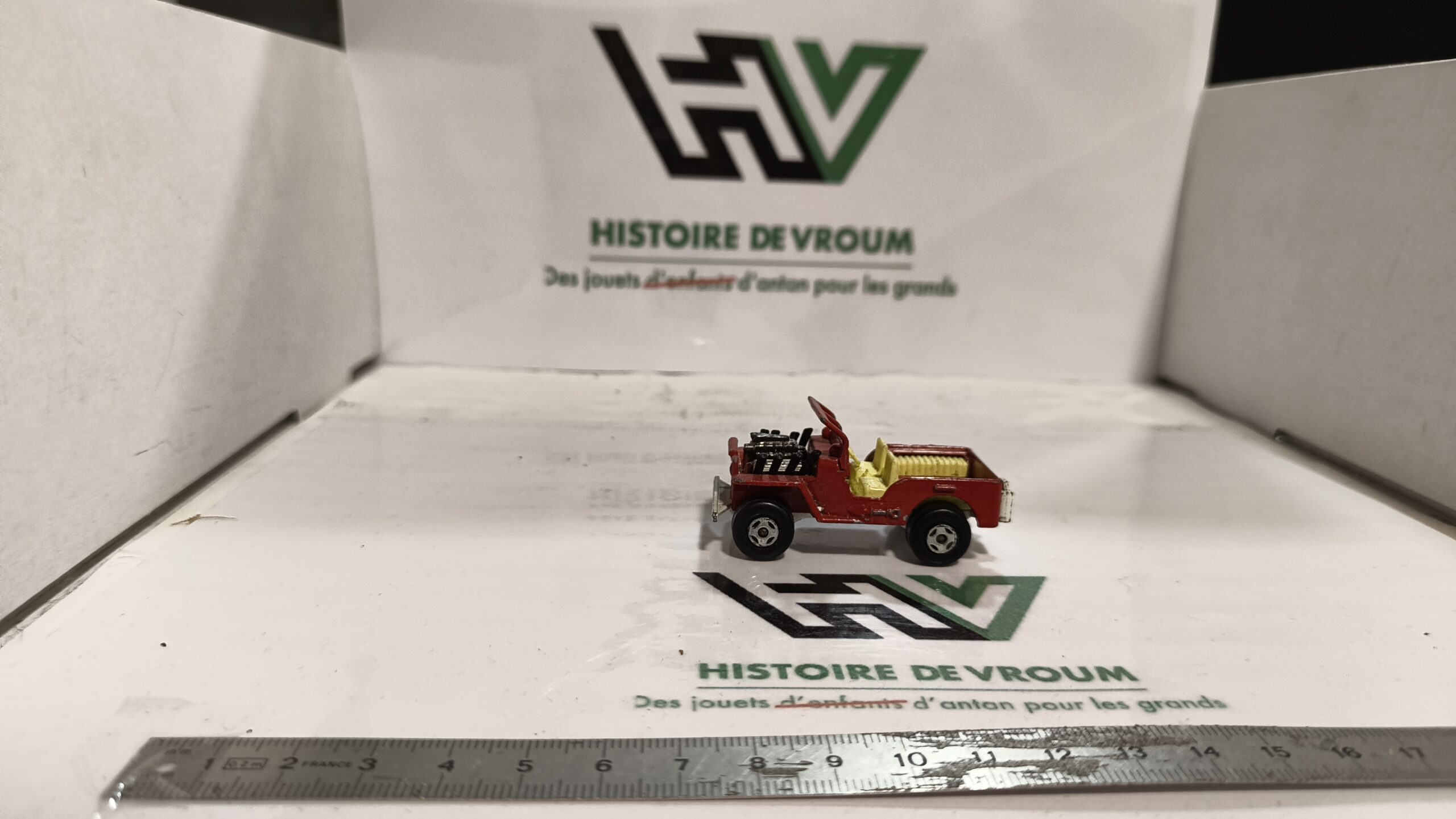 Matchbox Superfast No.2 Jeep Hot Rod 1971 Lesney Made in England Vintage