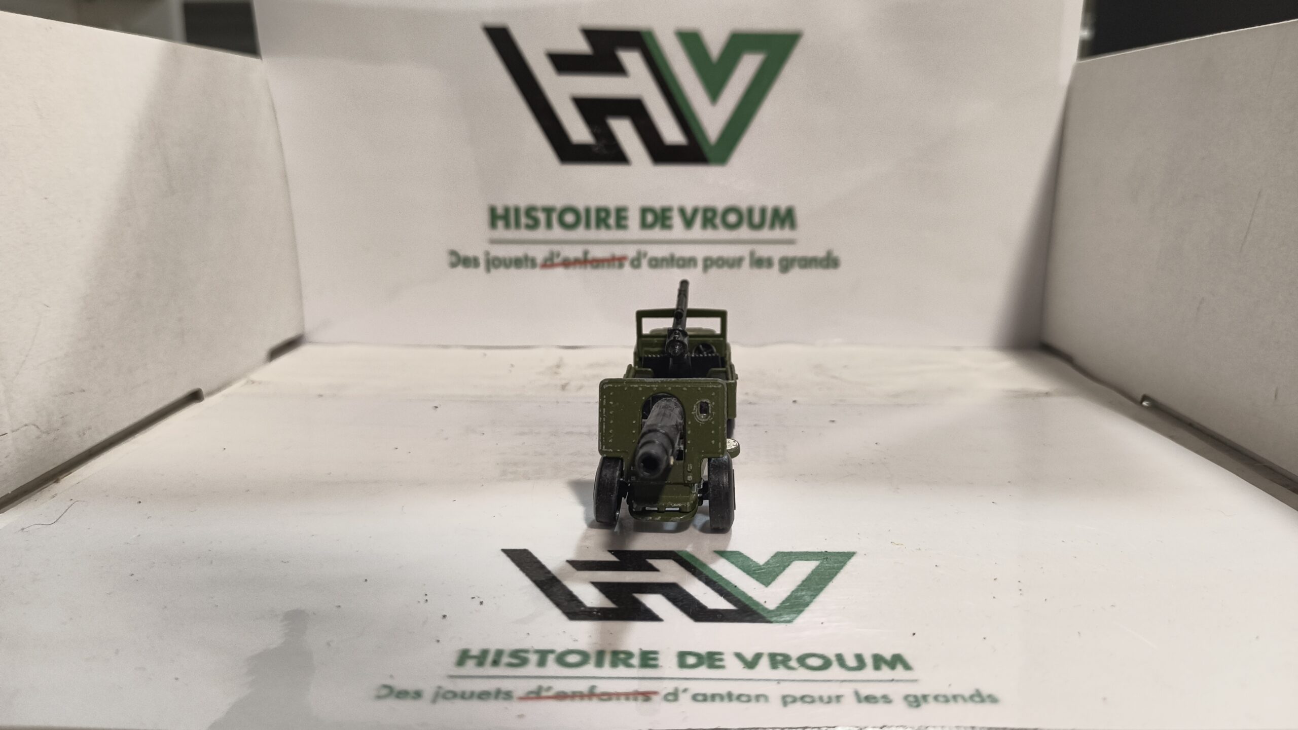 Matchbox Lesney n°38 Jeep militaire avec remorque canon n°32 – Made in England – Image 7