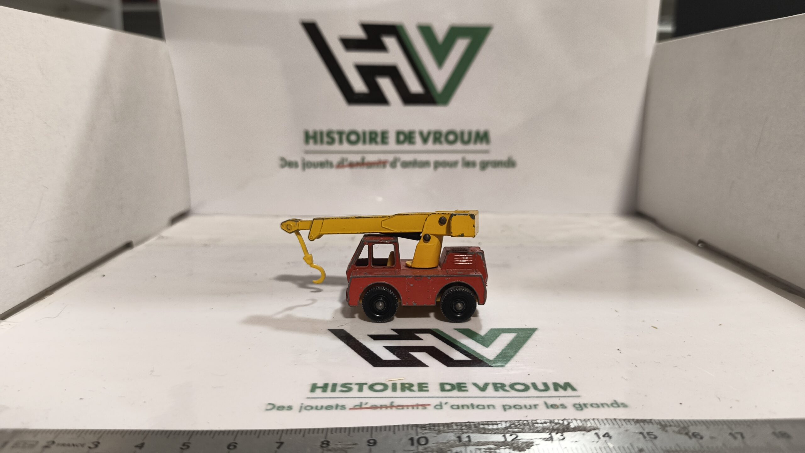 Matchbox Lesney n°30 Crane Truck – Grue de chantier – Made in England – Vintage