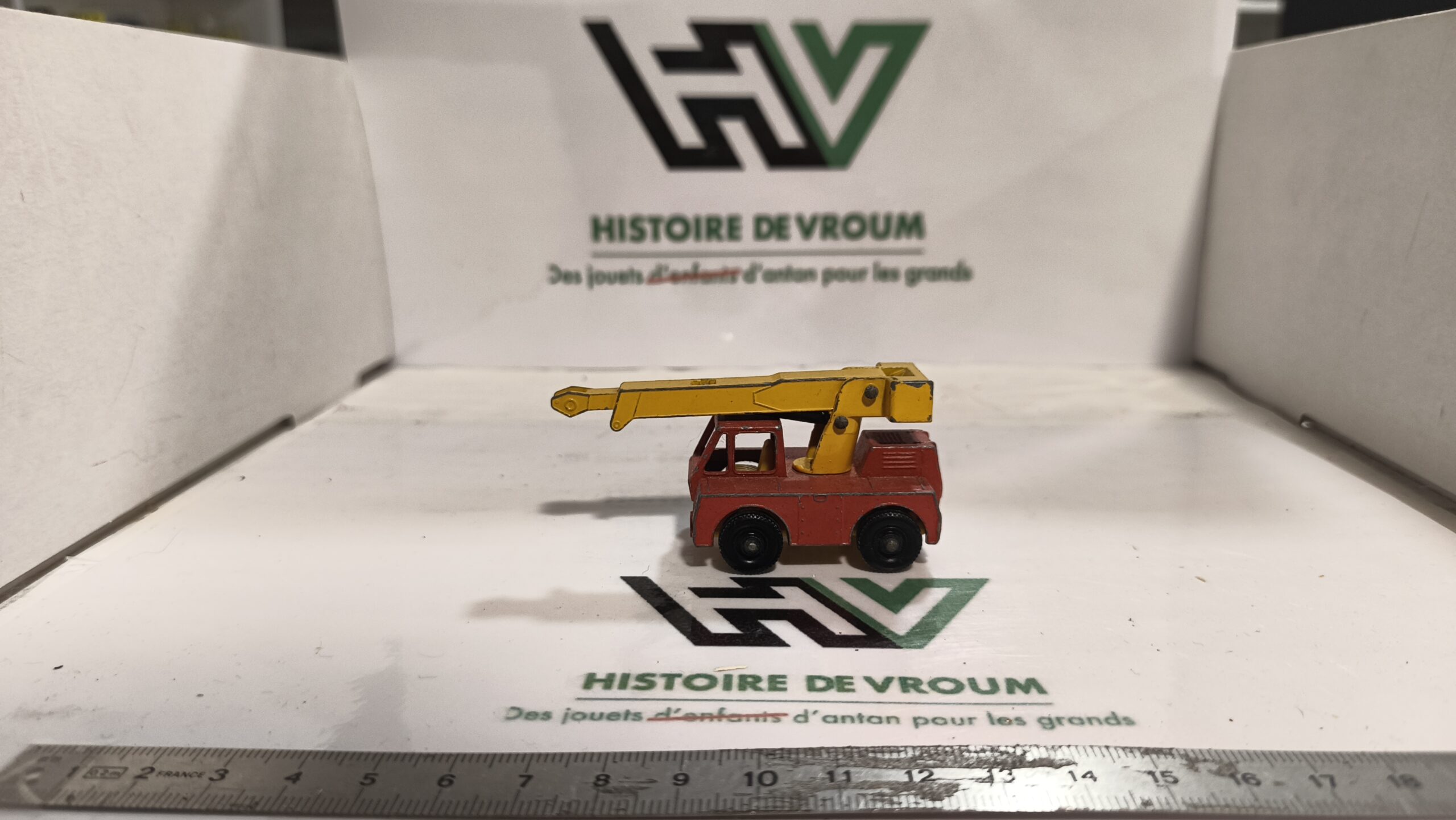 Matchbox Lesney n°30 Crane Truck – Grue de chantier – Made in England – Vintage (1)