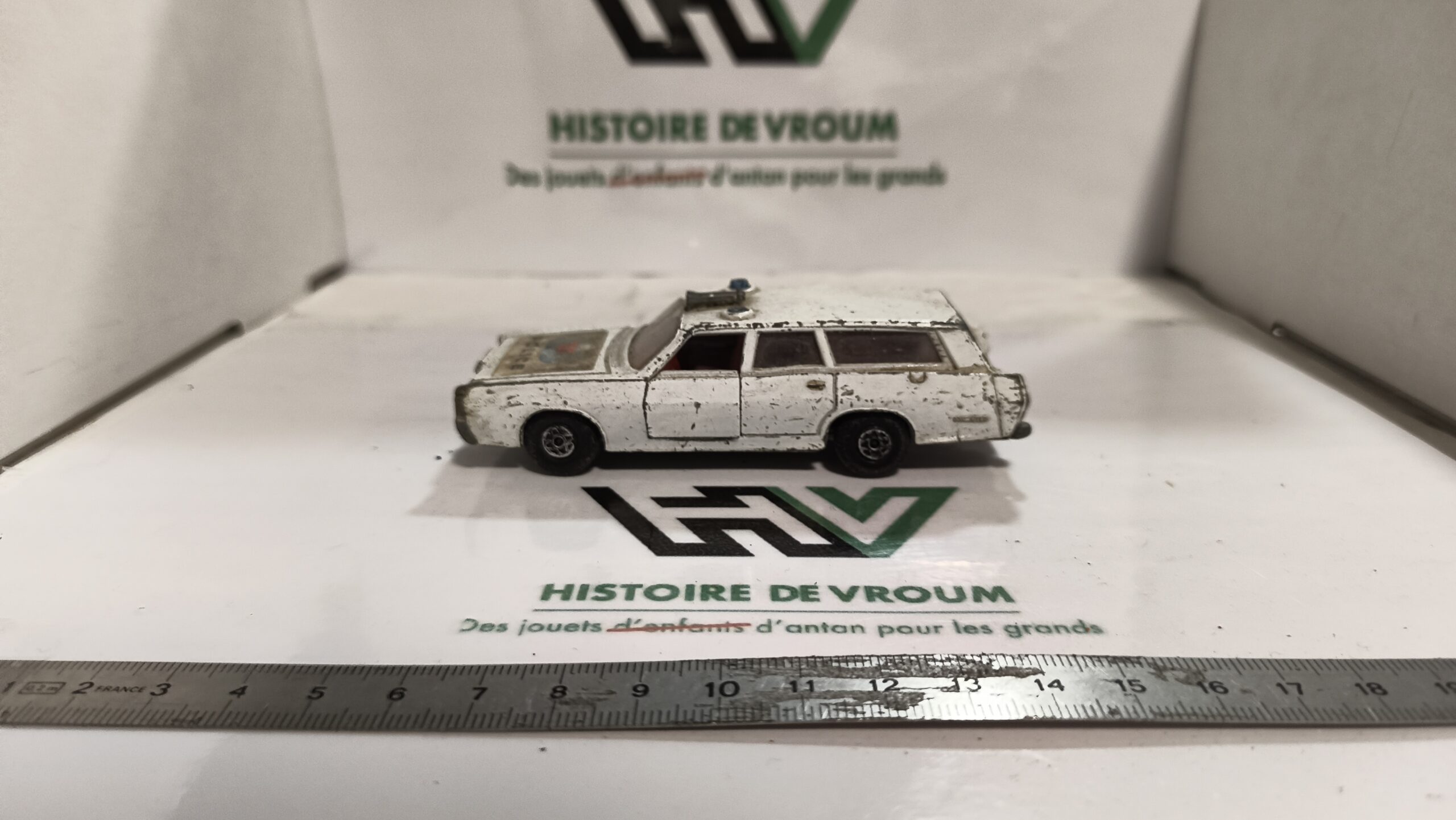 Matchbox Speed Kings - Mercury Commuter Police Highway Patrol K-23 (1970) - 1/43 (1)