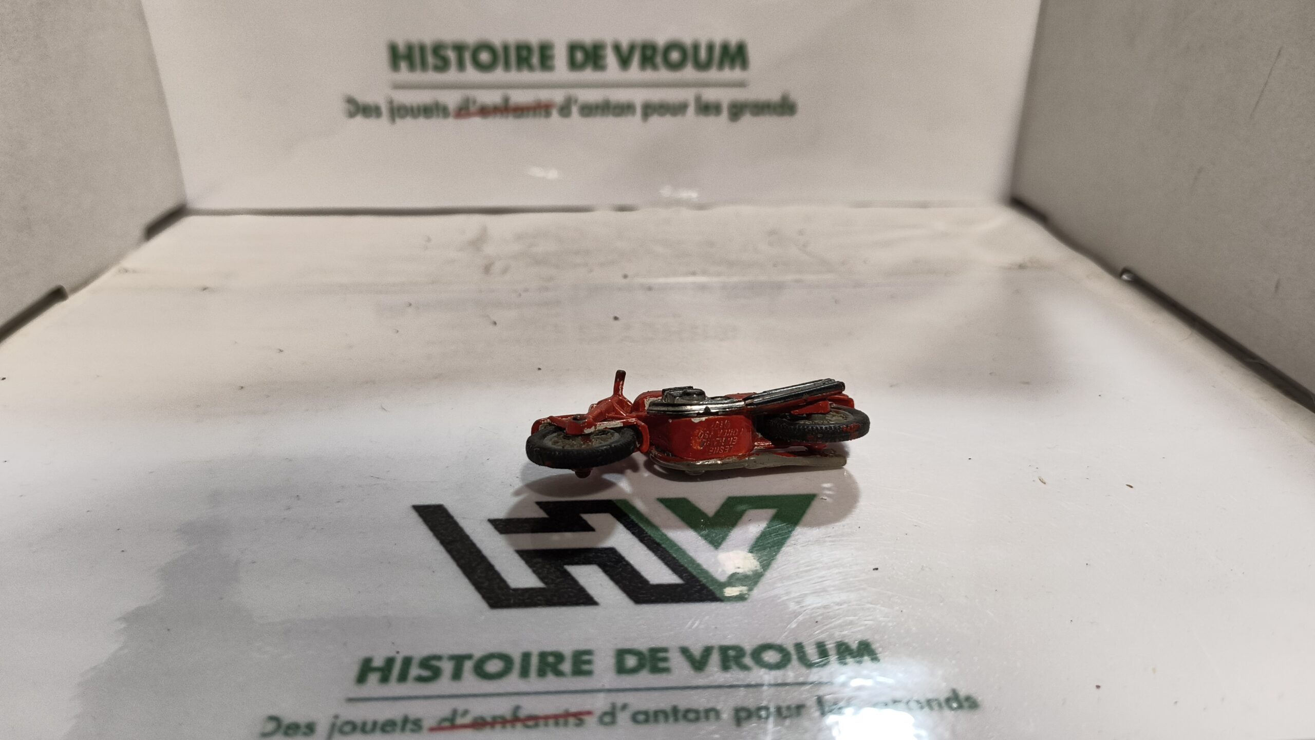 Majorette Honda 750 Four Rouge – Moto Vintage – Made in France – Image 6