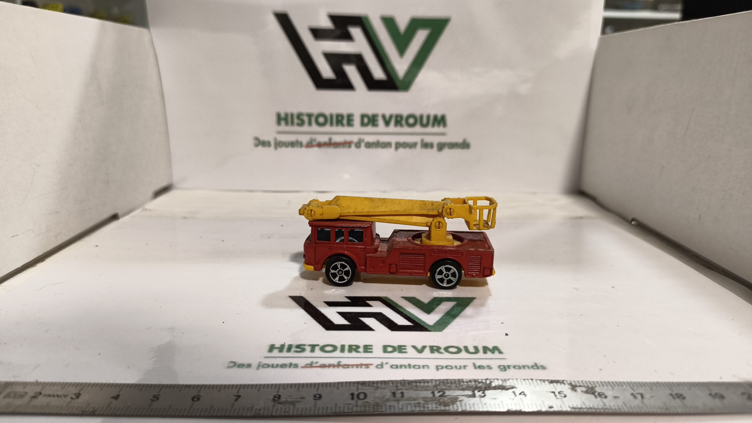 Matchbox SuperKings K-39 Simon Snorkel – Camion de pompiers Lesney Made in England