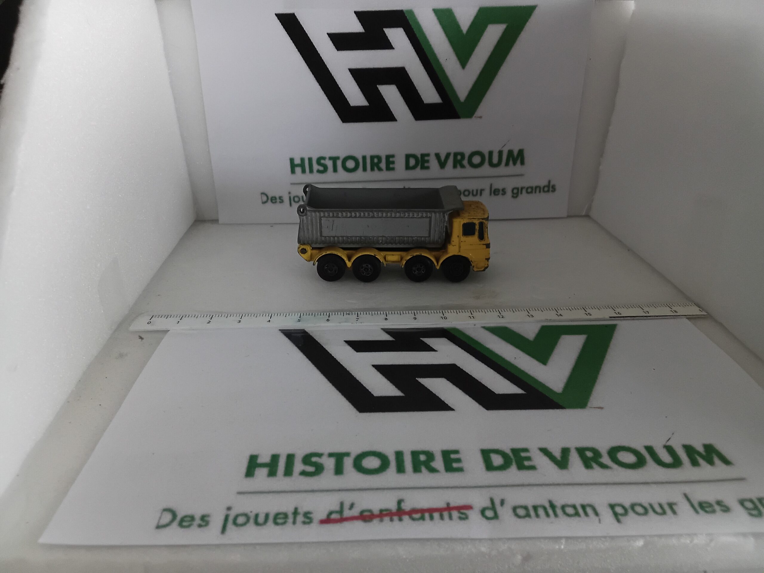 Camion Ergomatic Cab Matchbox Lesney (Jaune & Gris) – Image 5