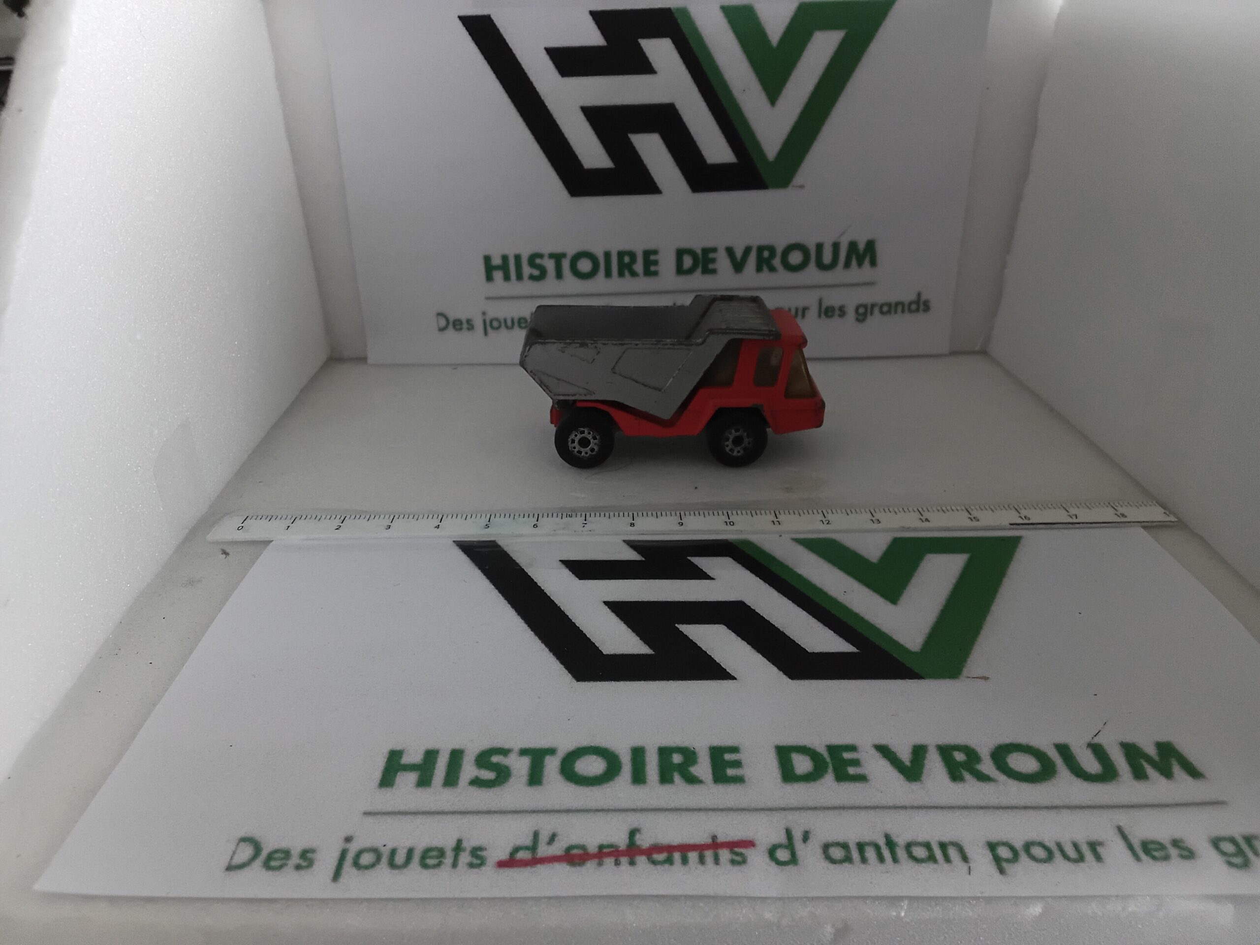 Camion Benne Atlas Matchbox Lesney N°23 (Rouge & Gris) – Image 5