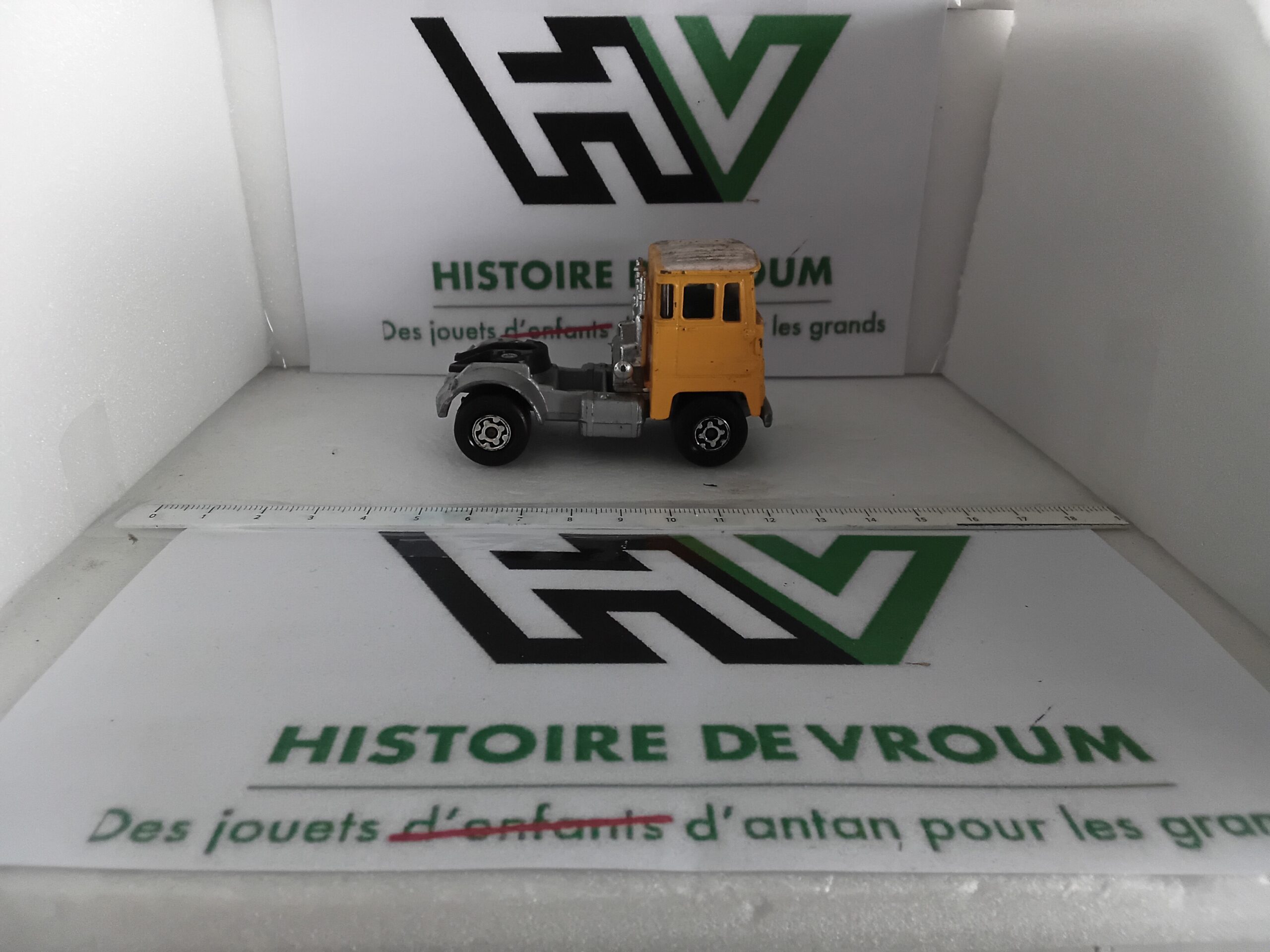 Camion Tracteur Scammell Matchbox Lesney (Jaune & Gris) – Image 5