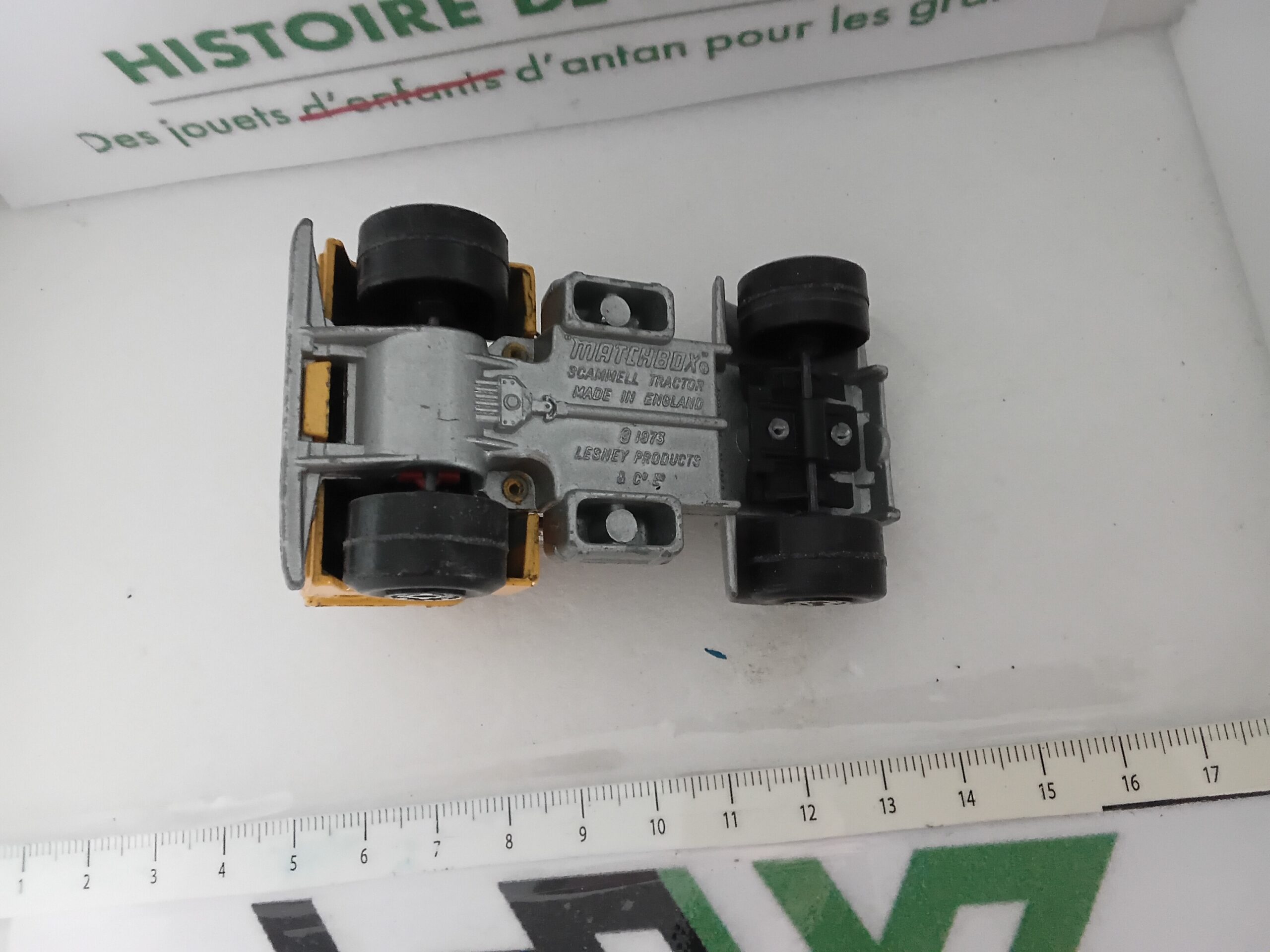 Camion Tracteur Scammell Matchbox Lesney (Jaune & Gris) – Image 7