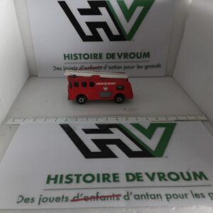 Camion Pompiers Merryweather Matchbox Lesney N°35 (Rouge - London Fire Service)