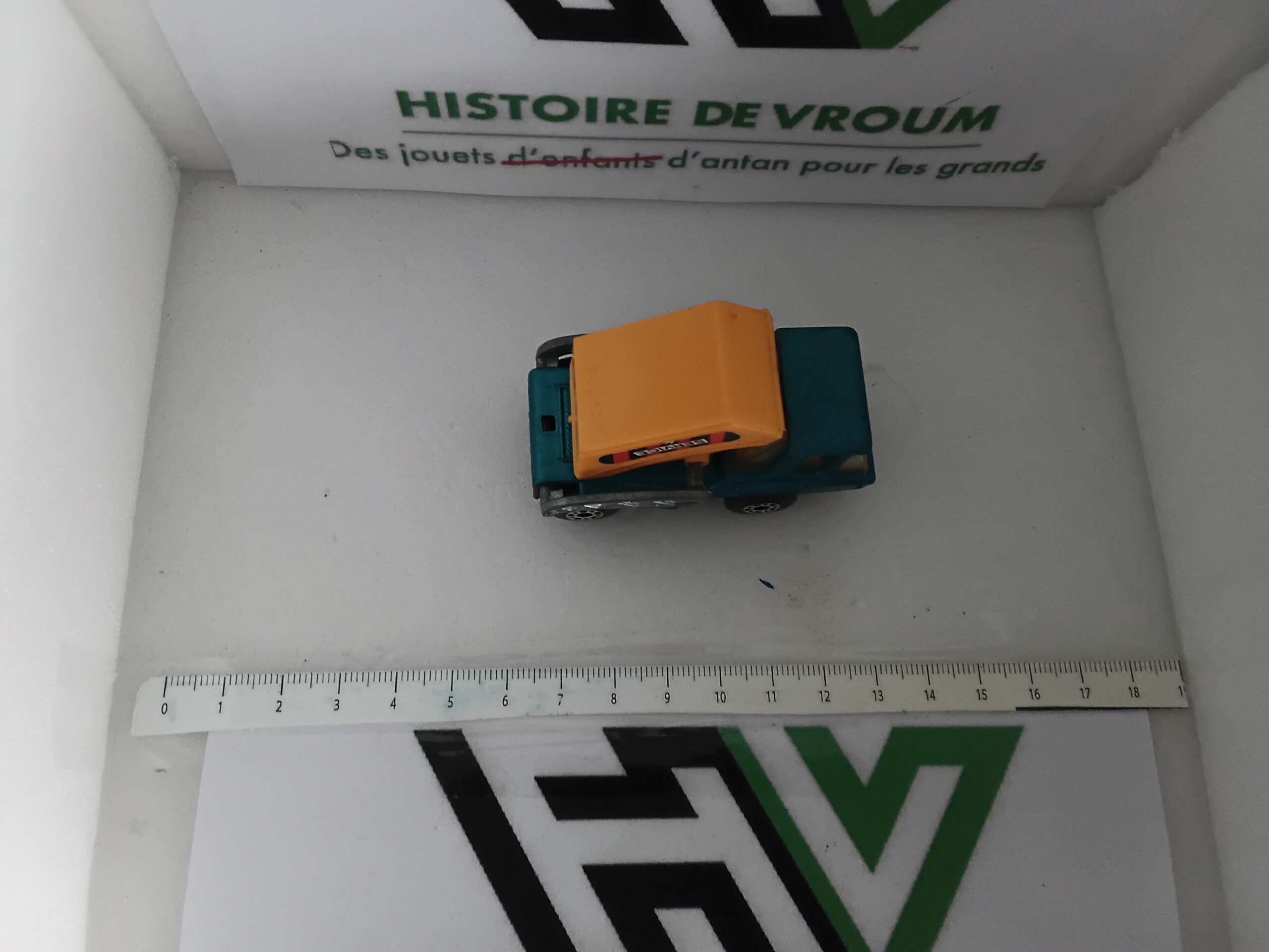 Camion Benne Skip Truck Matchbox Lesney N°37 (Bleu & Jaune) – Image 6