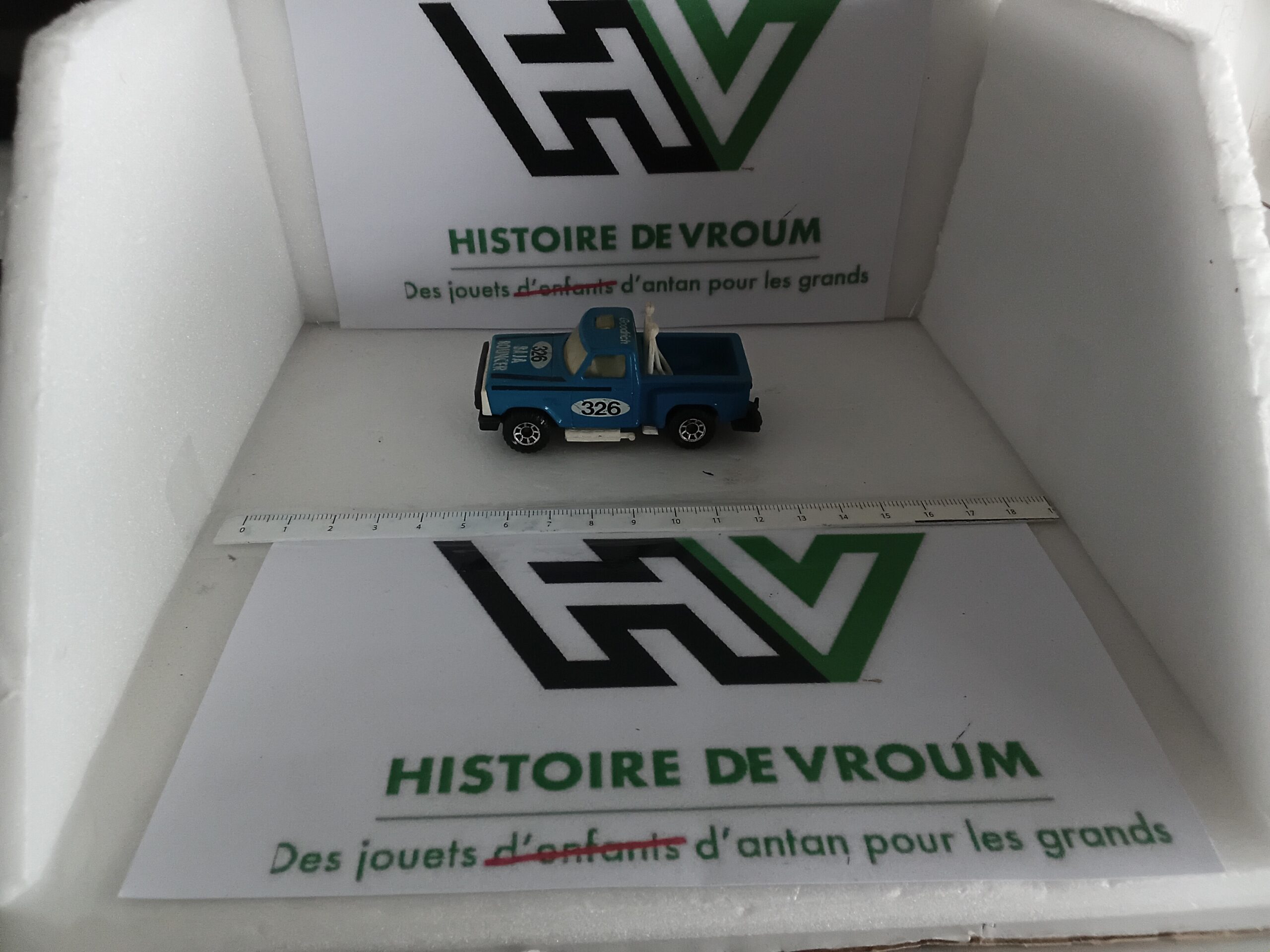 Pick-Up Flareside "Baja Bouncer 326" Matchbox Lesney (Bleu)