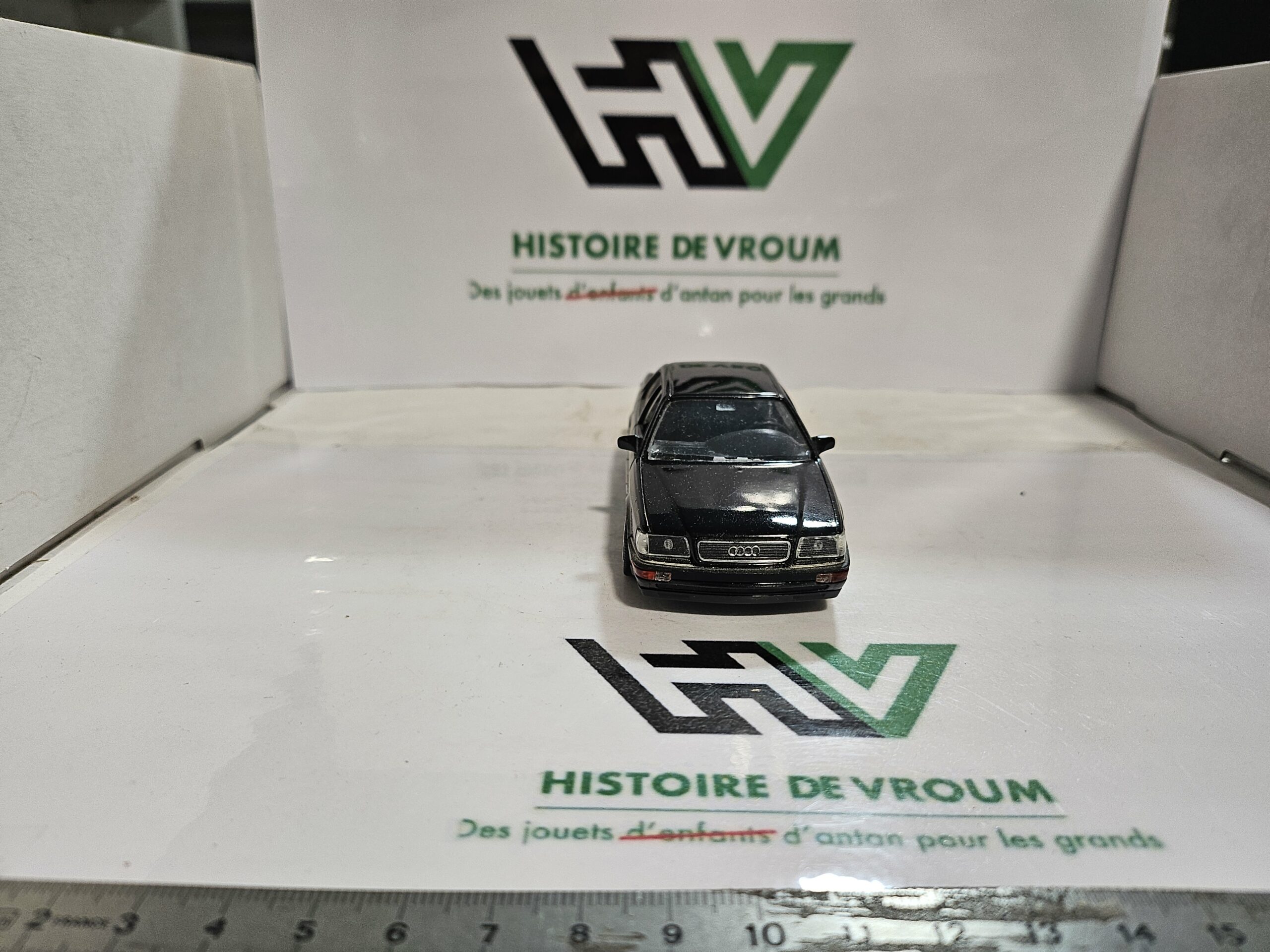 Miniature Audi V8 1/43 Schabak Modell (Réf. 1024) - Made in Germany - Boîte D'origine – Image 5