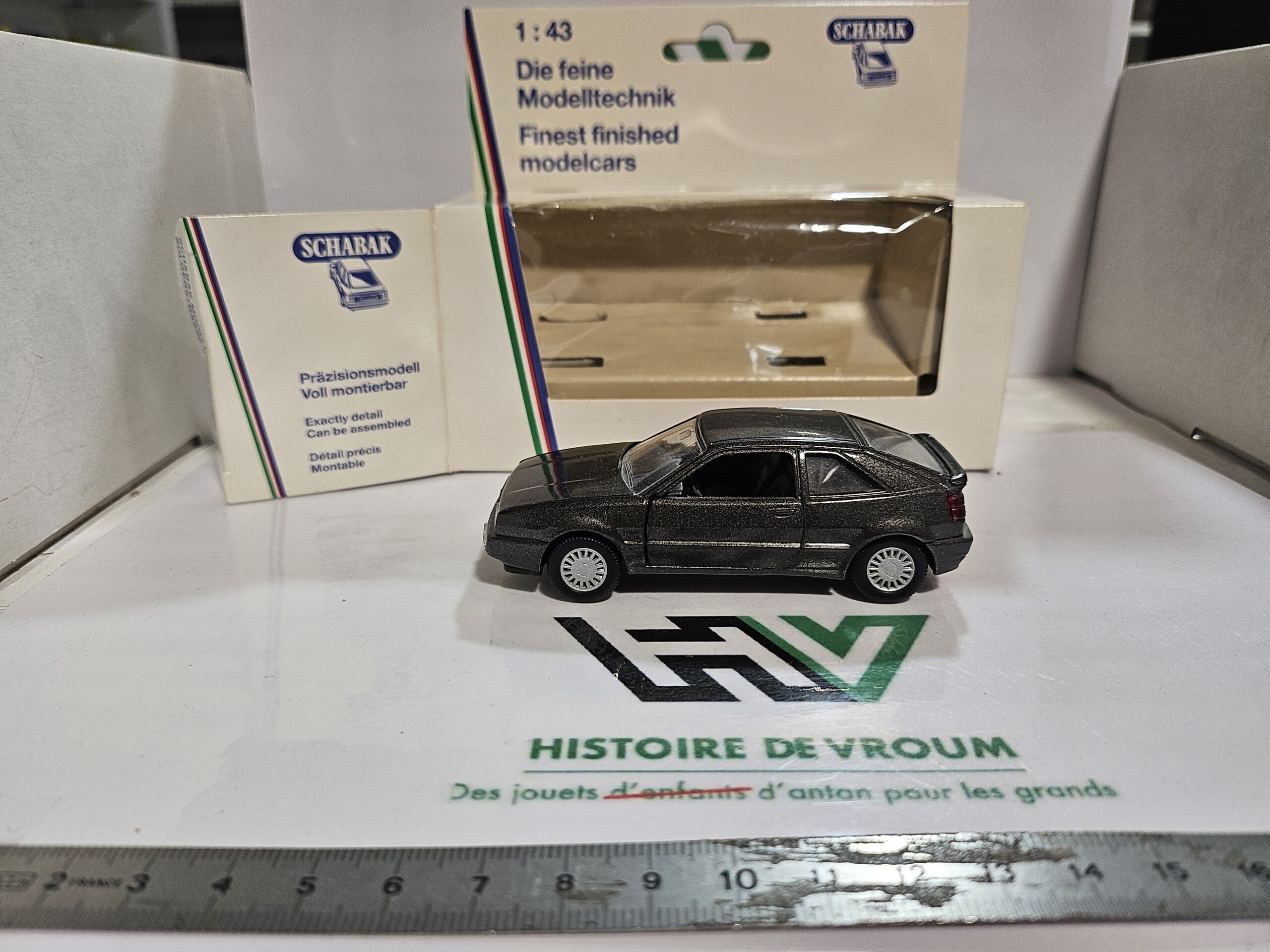 Miniature Volkswagen Corrado 1/43 Schabak Modell (Réf. 1013) - Boîte D'origine