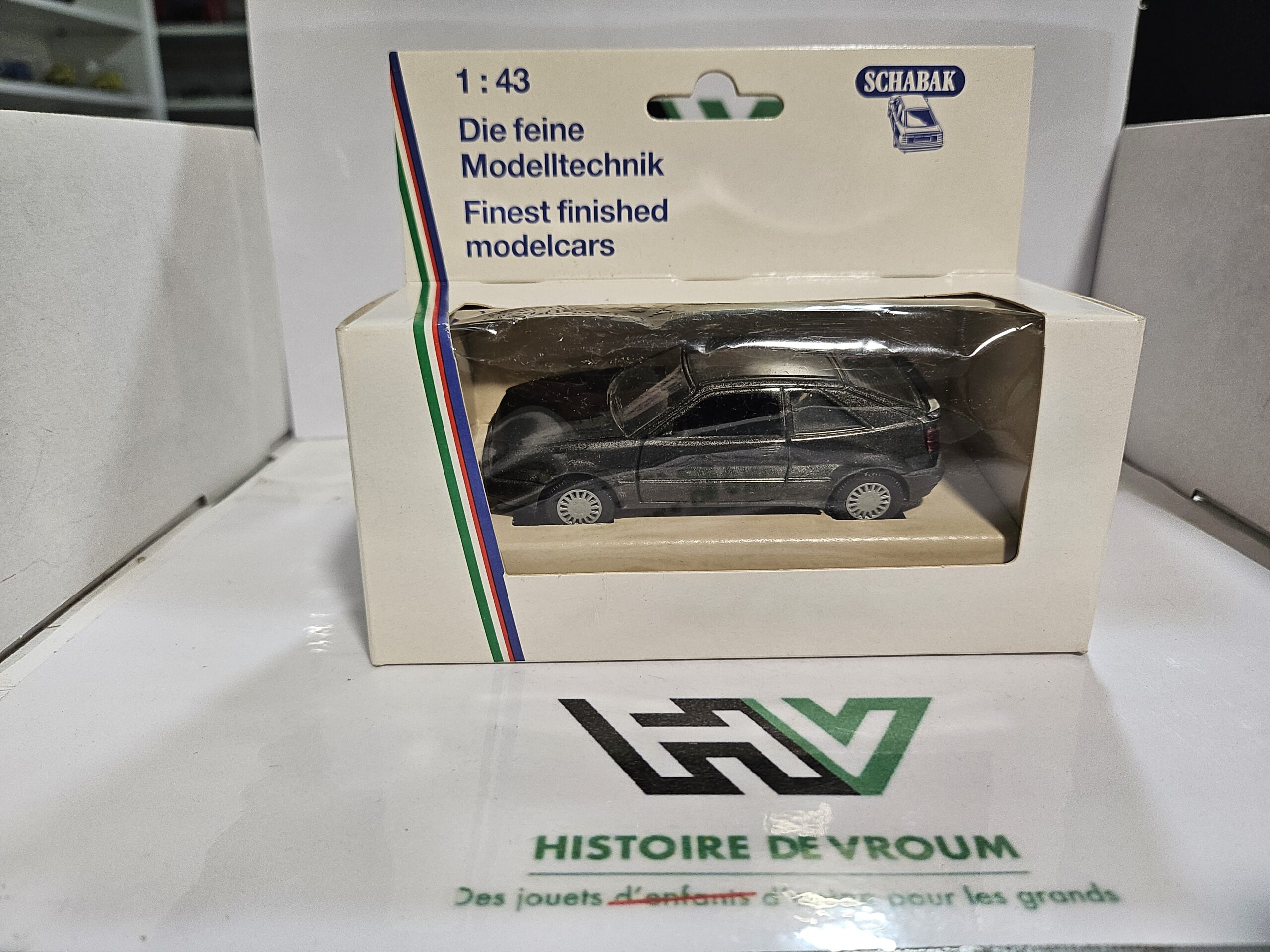 Miniature Volkswagen Corrado 1/43 Schabak Modell (Réf. 1013) - Boîte D'origine – Image 10
